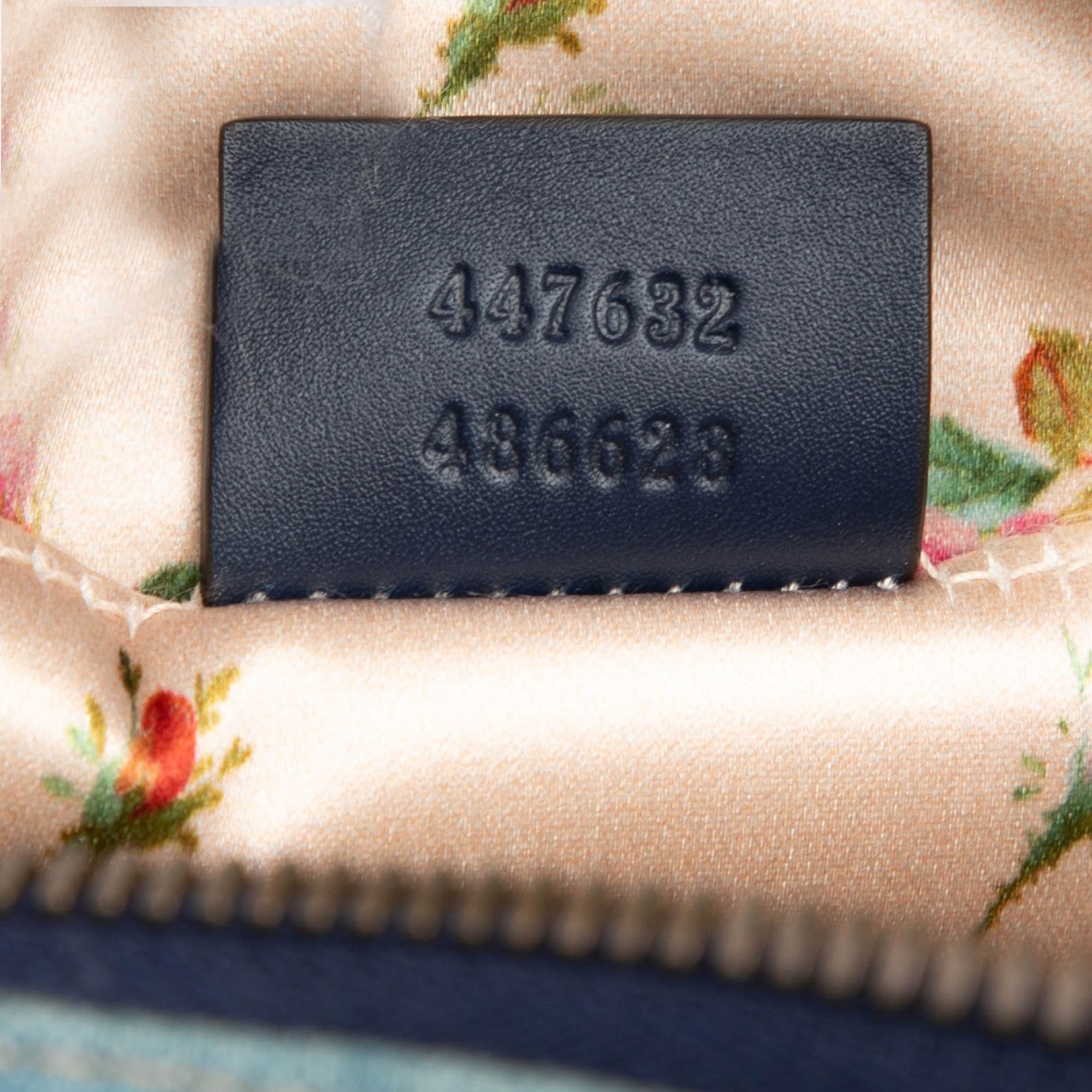 Gucci Gucci Small GG Marmont Matelasse Denim Pearly Crossbody Size ONE SIZE - 6 Thumbnail