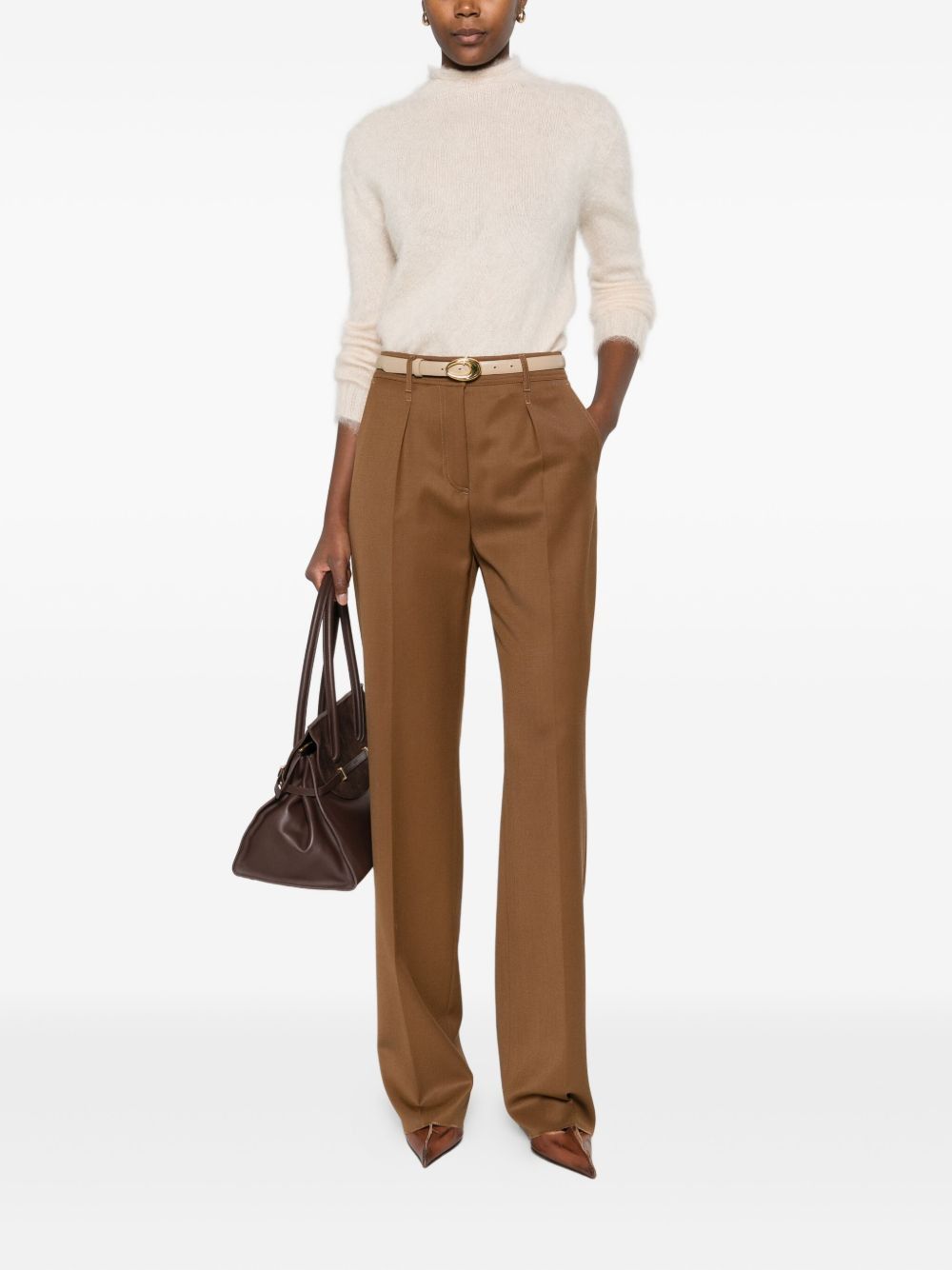 Max Mara WOOL TROUSERS Size 27" / US 4 / IT 40 - 2 Thumbnail