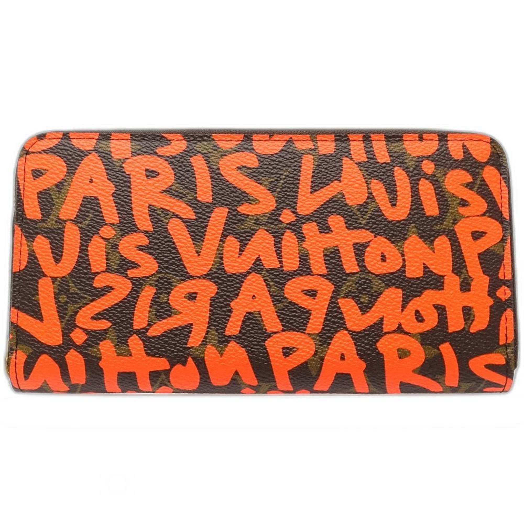 Louis Vuitton Louis Vuitton Zippy Wallet M93711 Monogram Graffiti Brown Orange Women's 181790 Size ONE SIZE - 2 Thumbnail