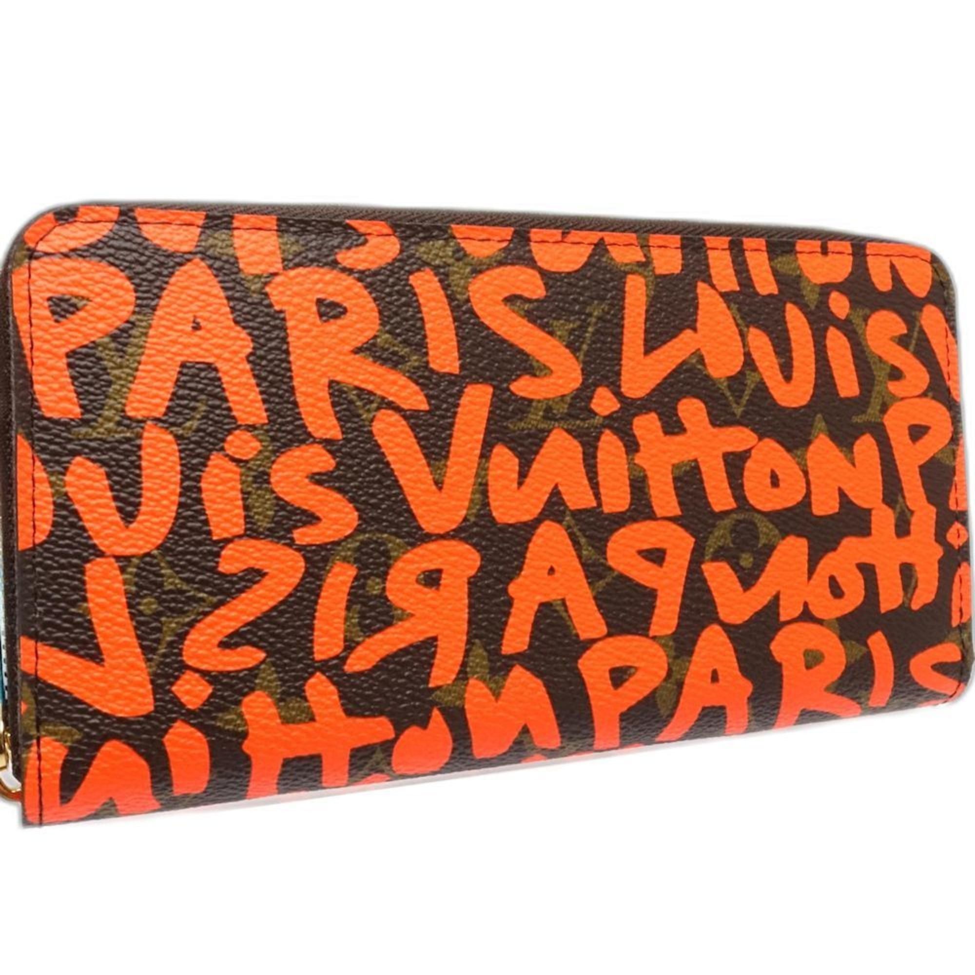 Louis Vuitton Louis Vuitton Zippy Wallet M93711 Monogram Graffiti Brown Orange Women's 181790 Size ONE SIZE - 3 Thumbnail