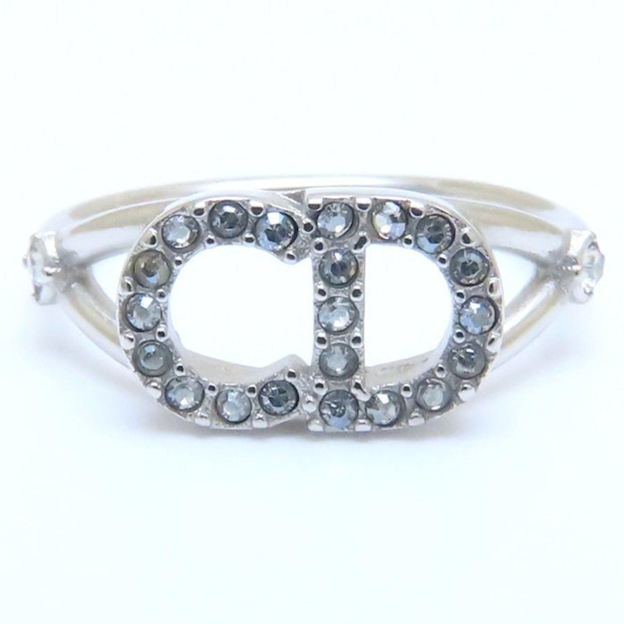 Dior Christian Dior Claine D'Lune ring in silver metal with crystal detailing, size S, for women, R1137CDLCY_D102, 294309 Size ONE SIZE - 4 Thumbnail
