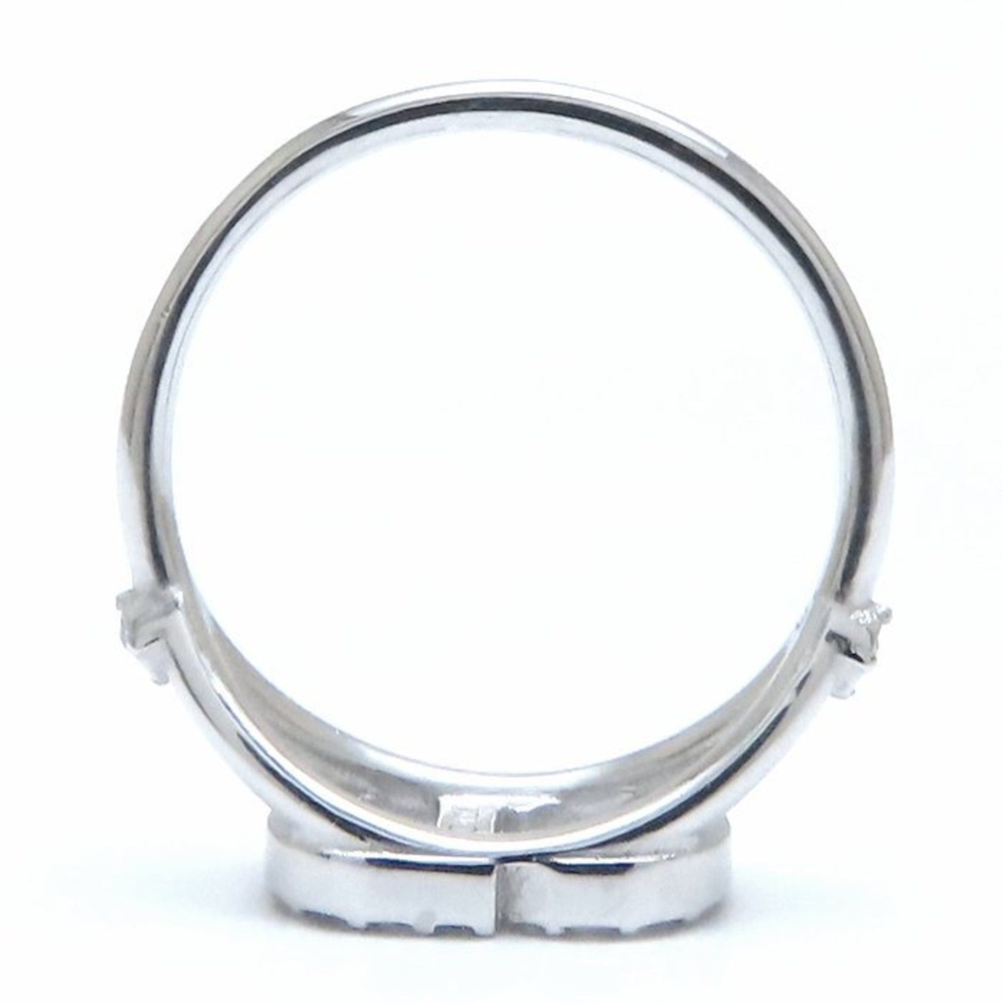 Dior Christian Dior Claine D'Lune ring in silver metal with crystal detailing, size S, for women, R1137CDLCY_D102, 294309 Size ONE SIZE - 5 Thumbnail