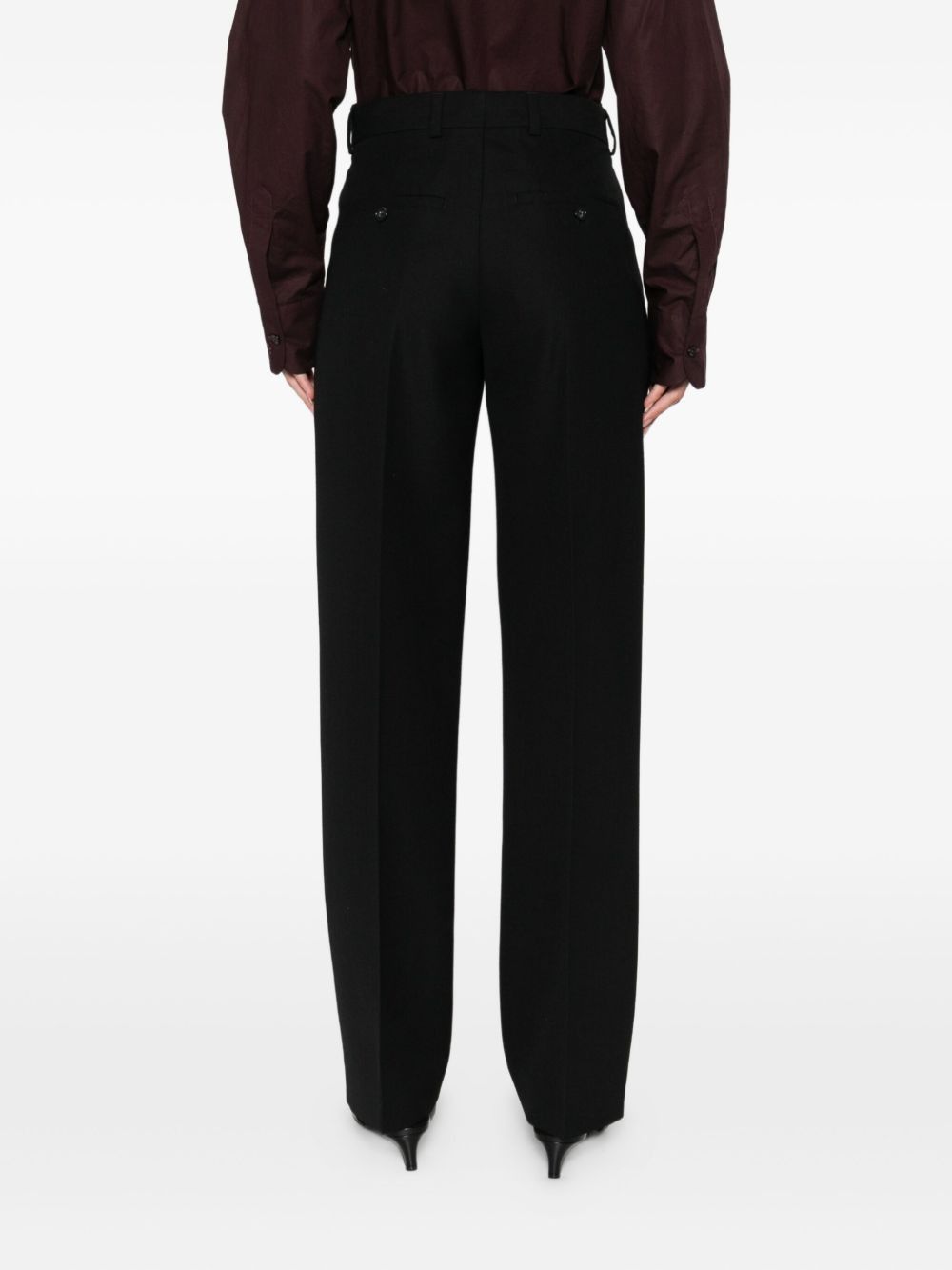 Toteme WOOL BLEND SUIT TROUSERS Size 26" / US 2 / IT 38 - 3 Thumbnail