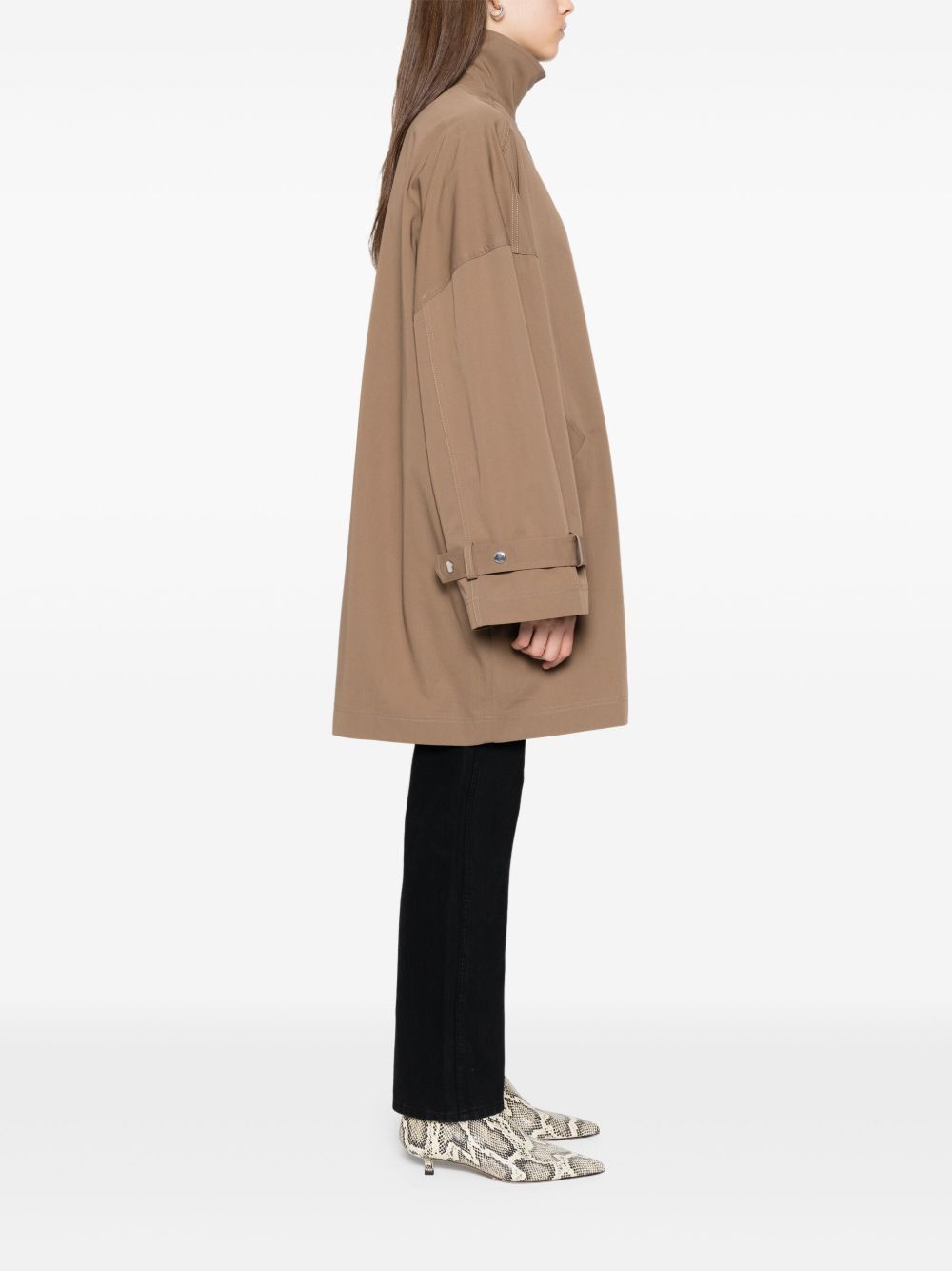Toteme ORGANIC COTTON OVERSIZED TRENCH COAT Size XS / US 0-2 / IT 36-38 - 4 Thumbnail