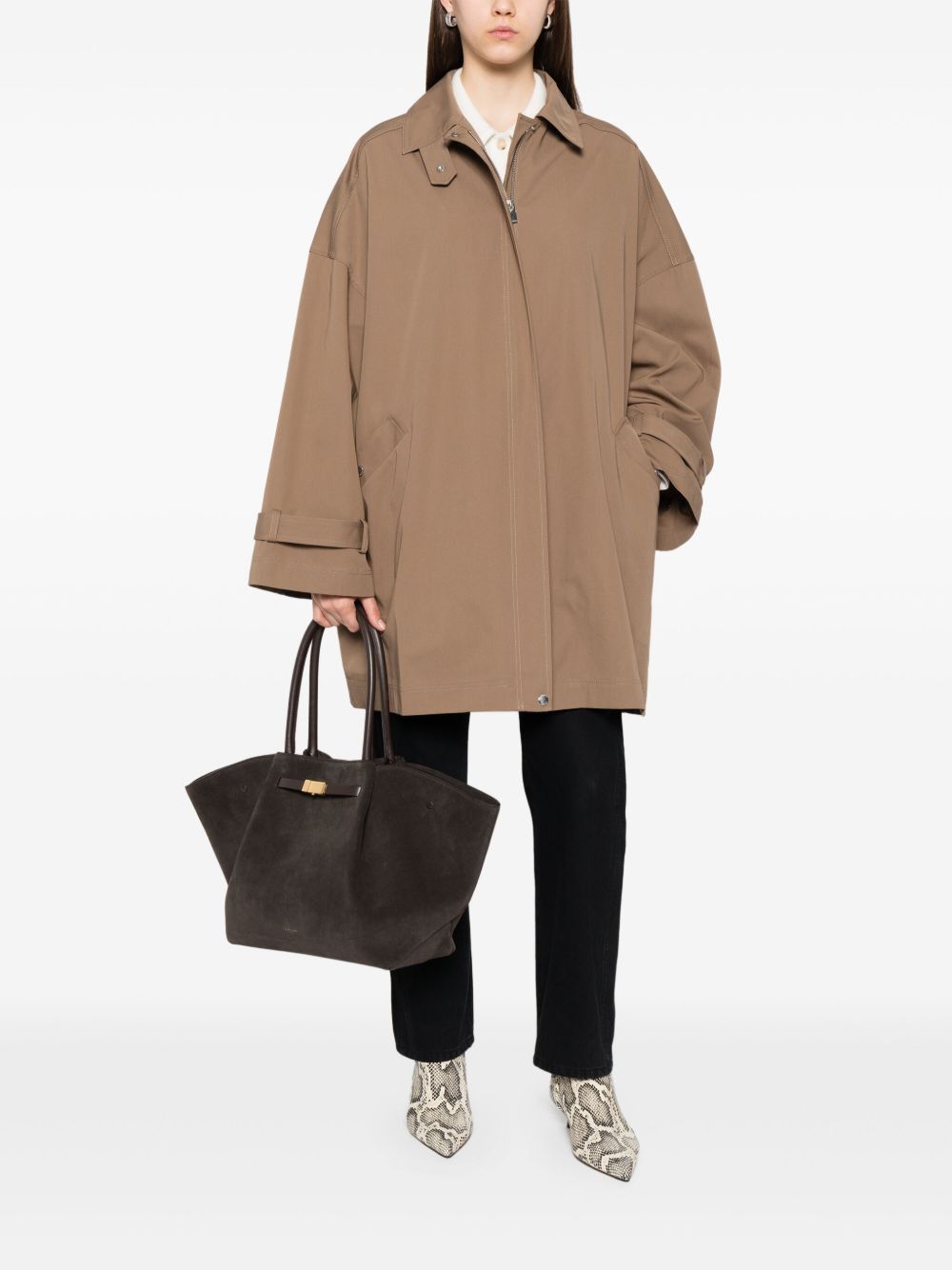 Toteme ORGANIC COTTON OVERSIZED TRENCH COAT Size XS / US 0-2 / IT 36-38 - 5 Thumbnail