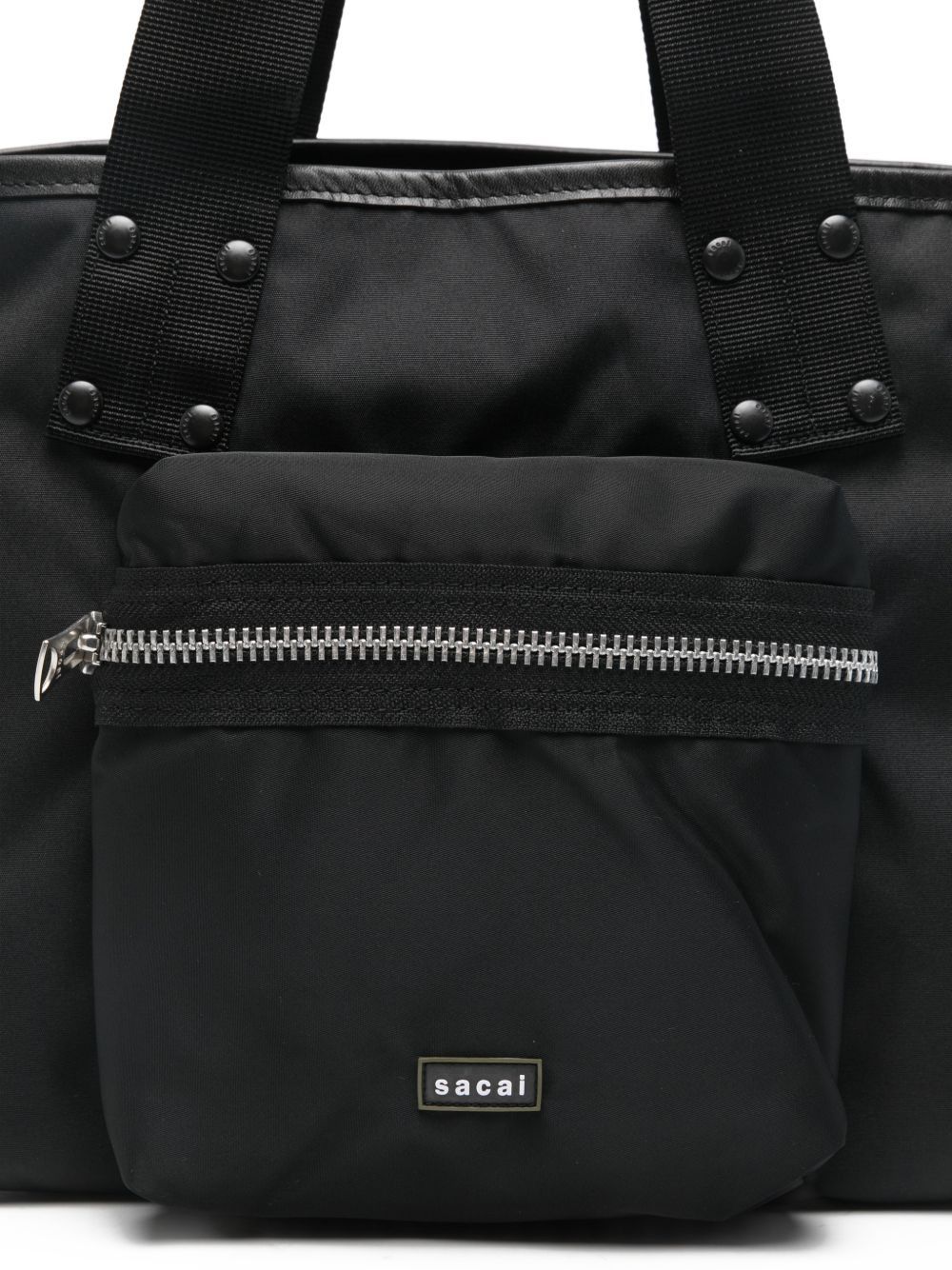 Sacai POCKET MEDIUM NYLON TOTE Size ONE SIZE - 4 Thumbnail