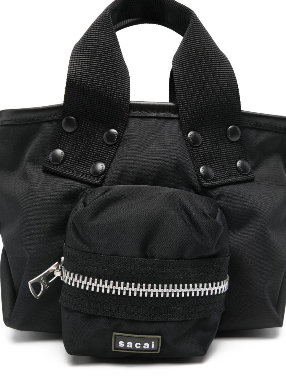 Sacai POCKET SMALL NYLON TOTE Size ONE SIZE - 5 Thumbnail