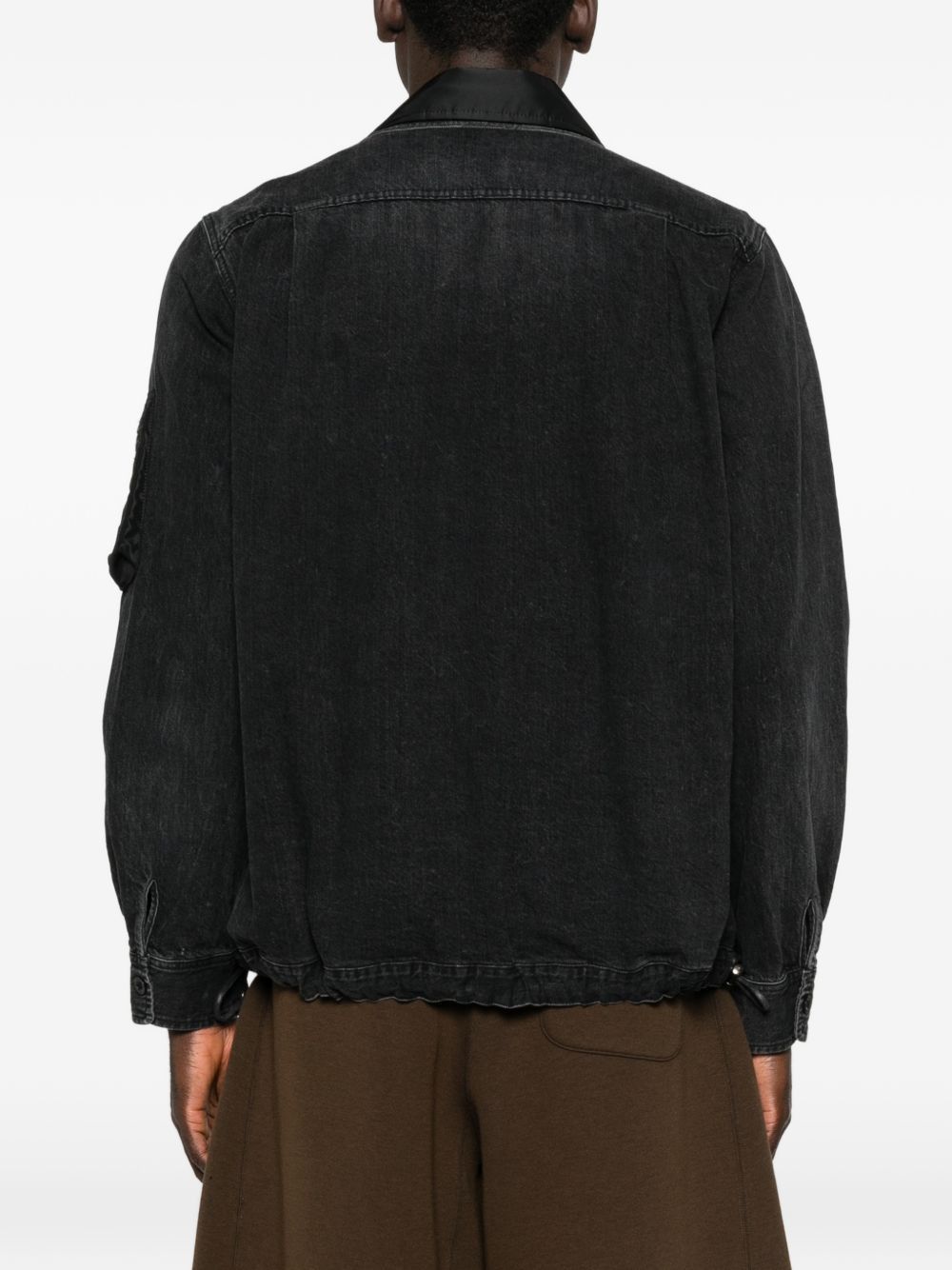 Sacai DENIM AND NYLON JACKET Size US M / EU 48-50 / 2 - 2 Thumbnail