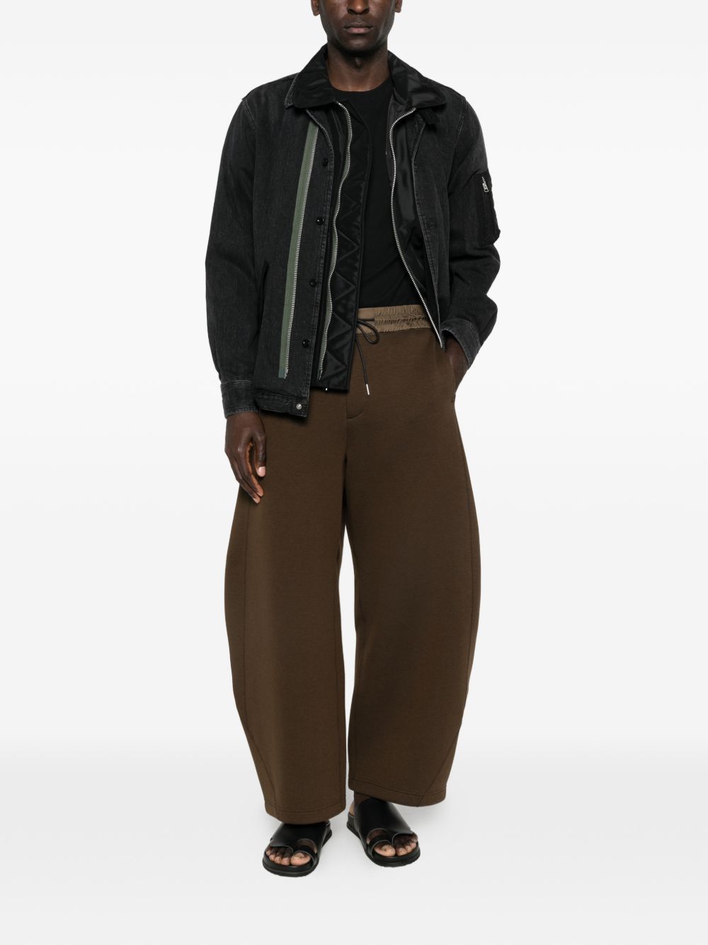 Sacai DENIM AND NYLON JACKET Size US M / EU 48-50 / 2 - 4 Thumbnail