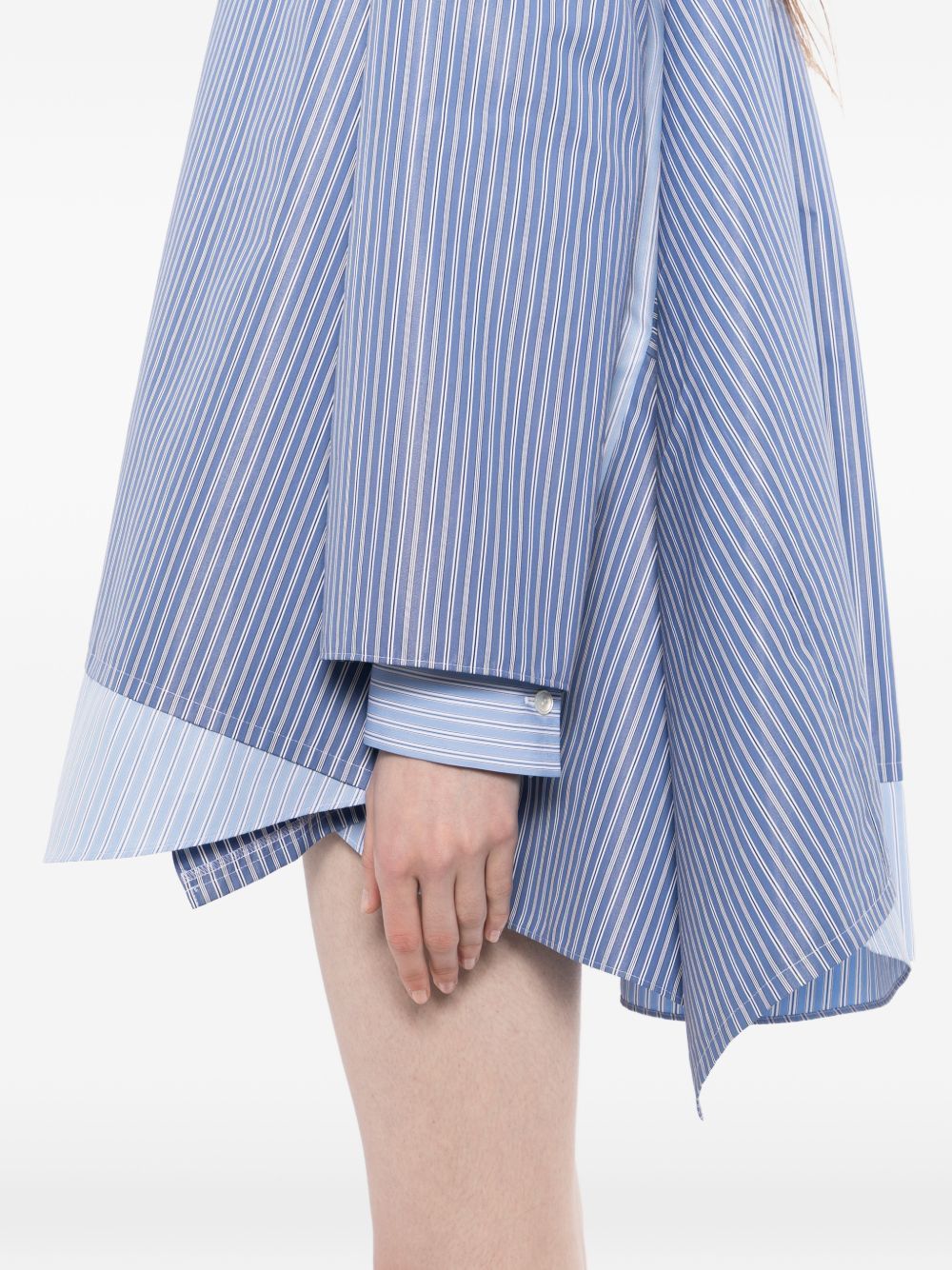 Sacai STRIPED COTTON SHIRT Size M / US 6-8 / IT 42-44 - 2 Thumbnail