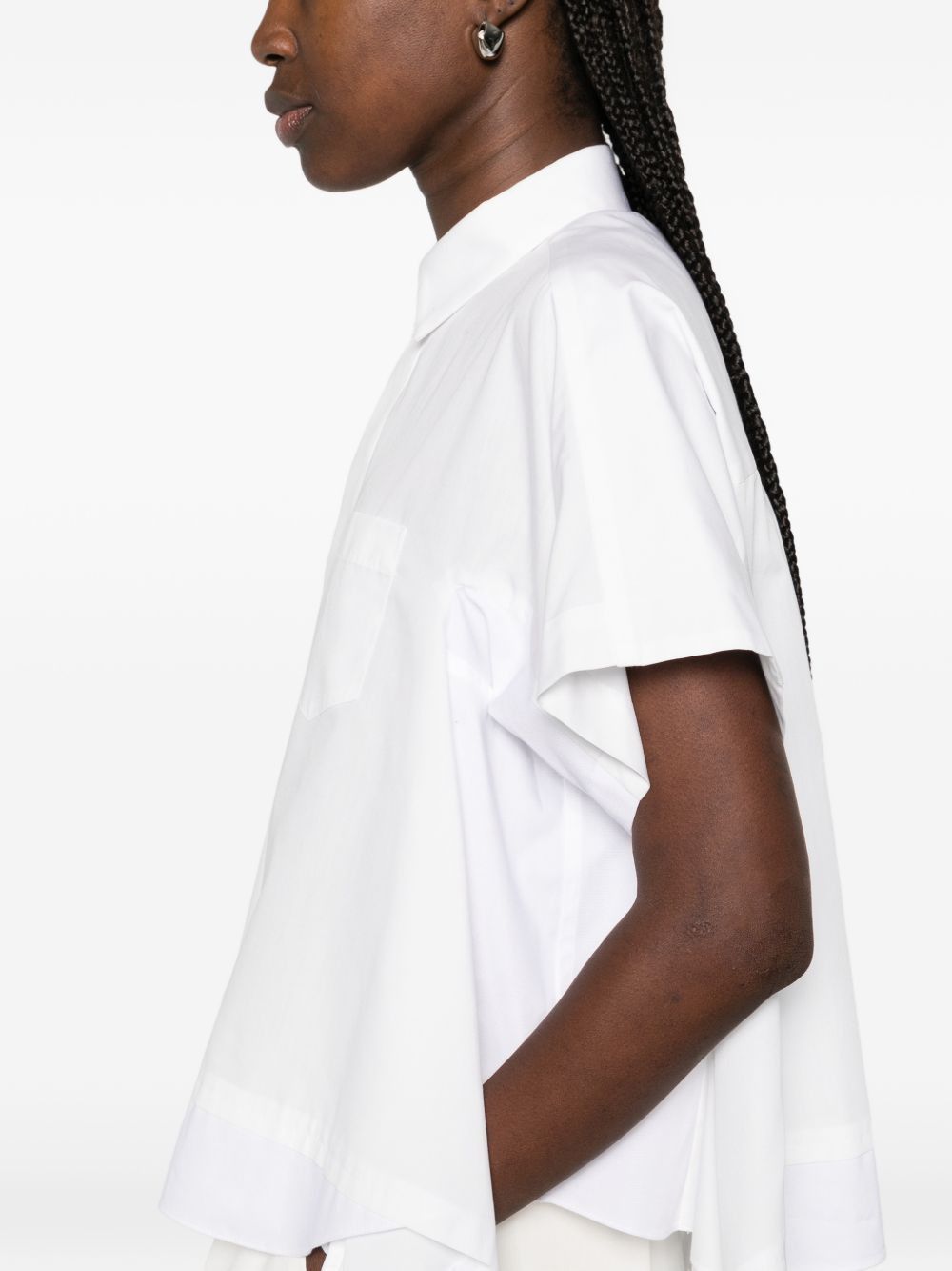 Sacai COTTON SHIRT Size L / US 10 / IT 46 - 4 Thumbnail