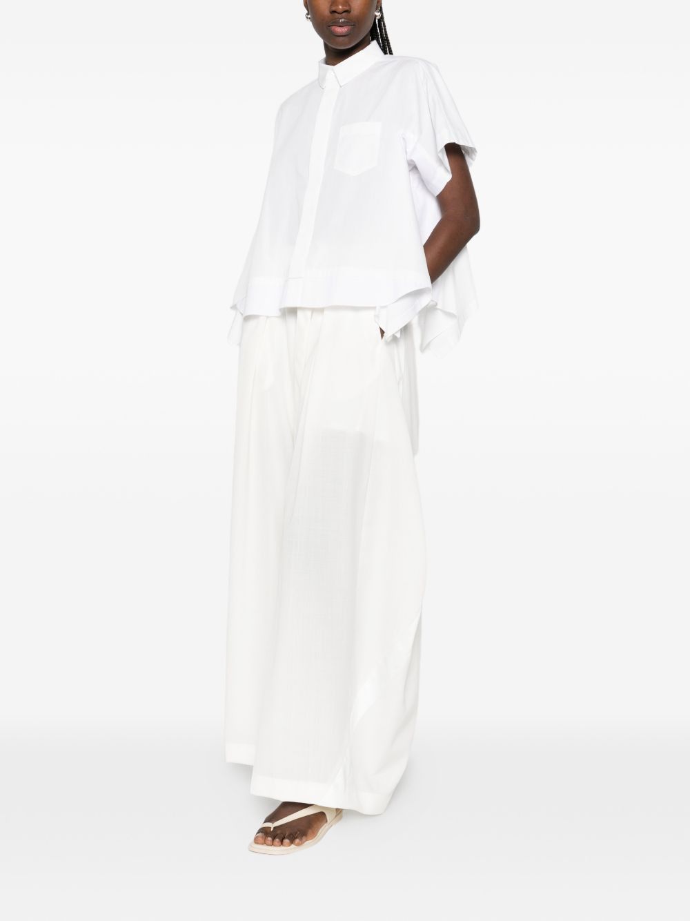 Sacai COTTON SHIRT Size L / US 10 / IT 46 - 3 Thumbnail