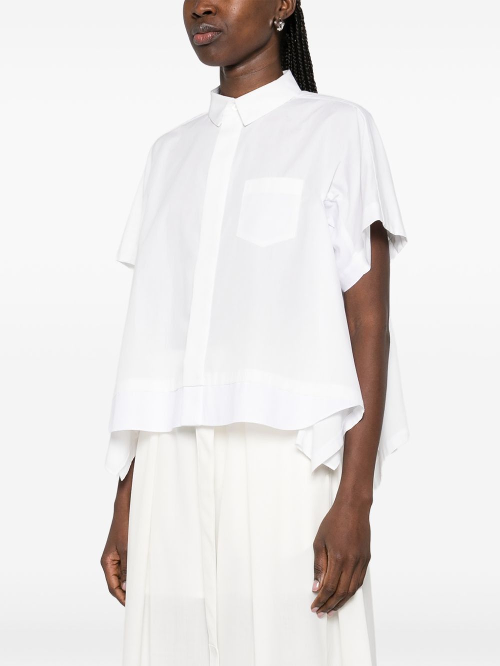 Sacai COTTON SHIRT Size L / US 10 / IT 46 - 5 Thumbnail