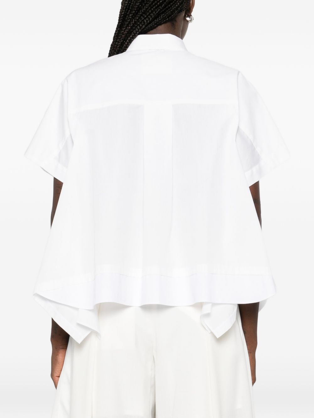Sacai COTTON SHIRT Size L / US 10 / IT 46 - 2 Thumbnail