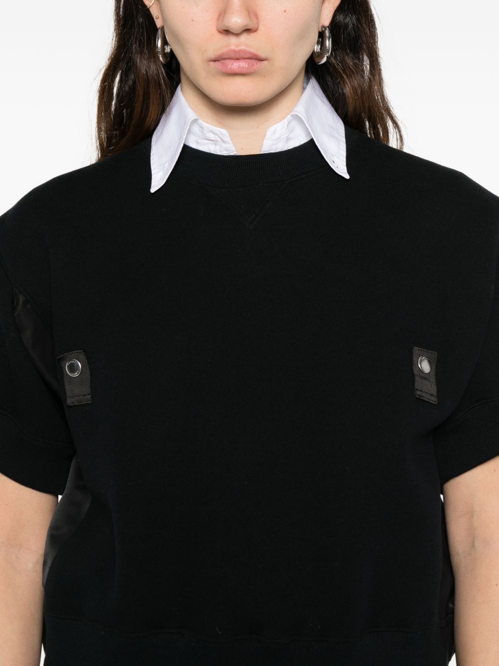 Sacai COTTON AND NYLON TOP Size L / US 10 / IT 46 - 2 Thumbnail