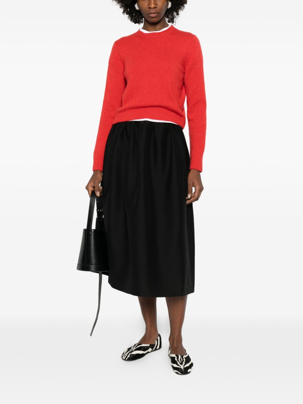 Toteme WOOL MIDI SKIRT Size 25" / US 0 / IT 36 - 2 Thumbnail