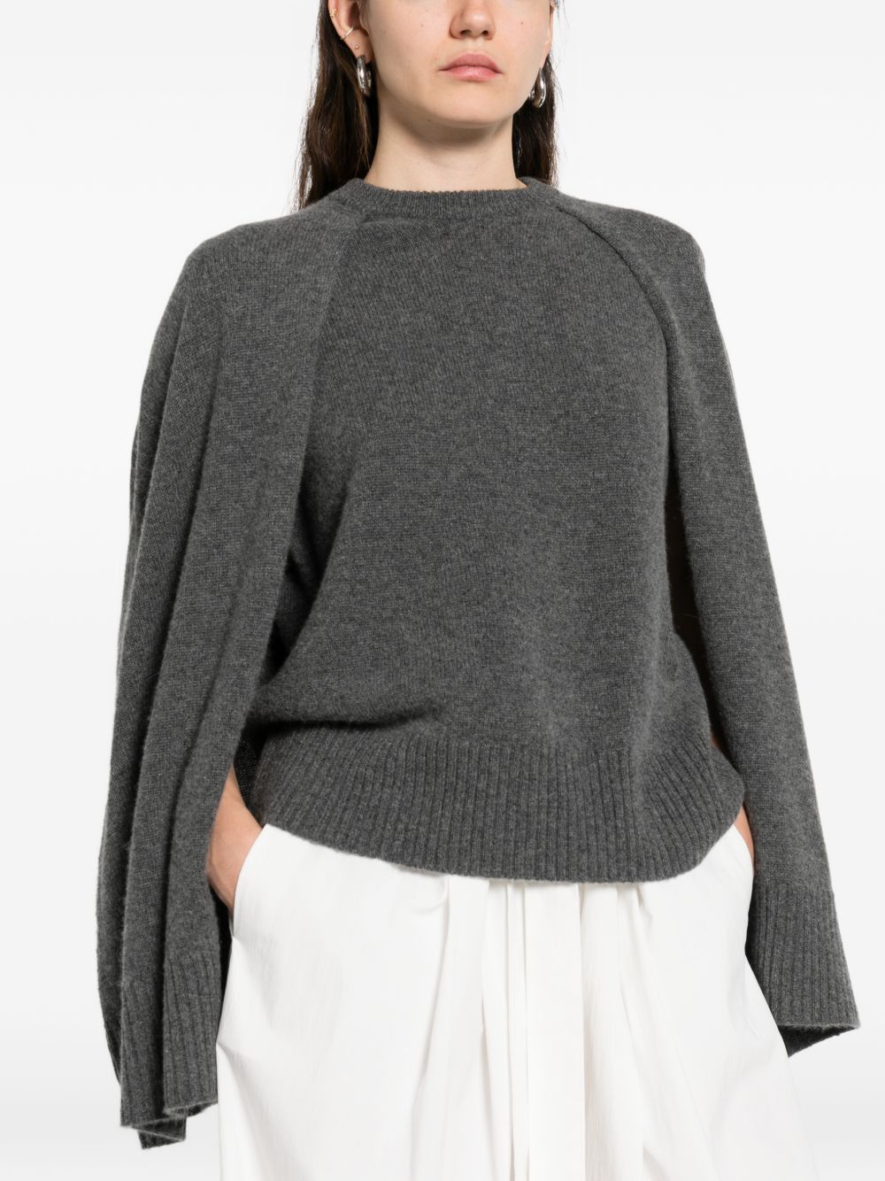 Toteme CASHMERE CREWNECK JUMPER Size S / US 4 / IT 40 - 3 Thumbnail