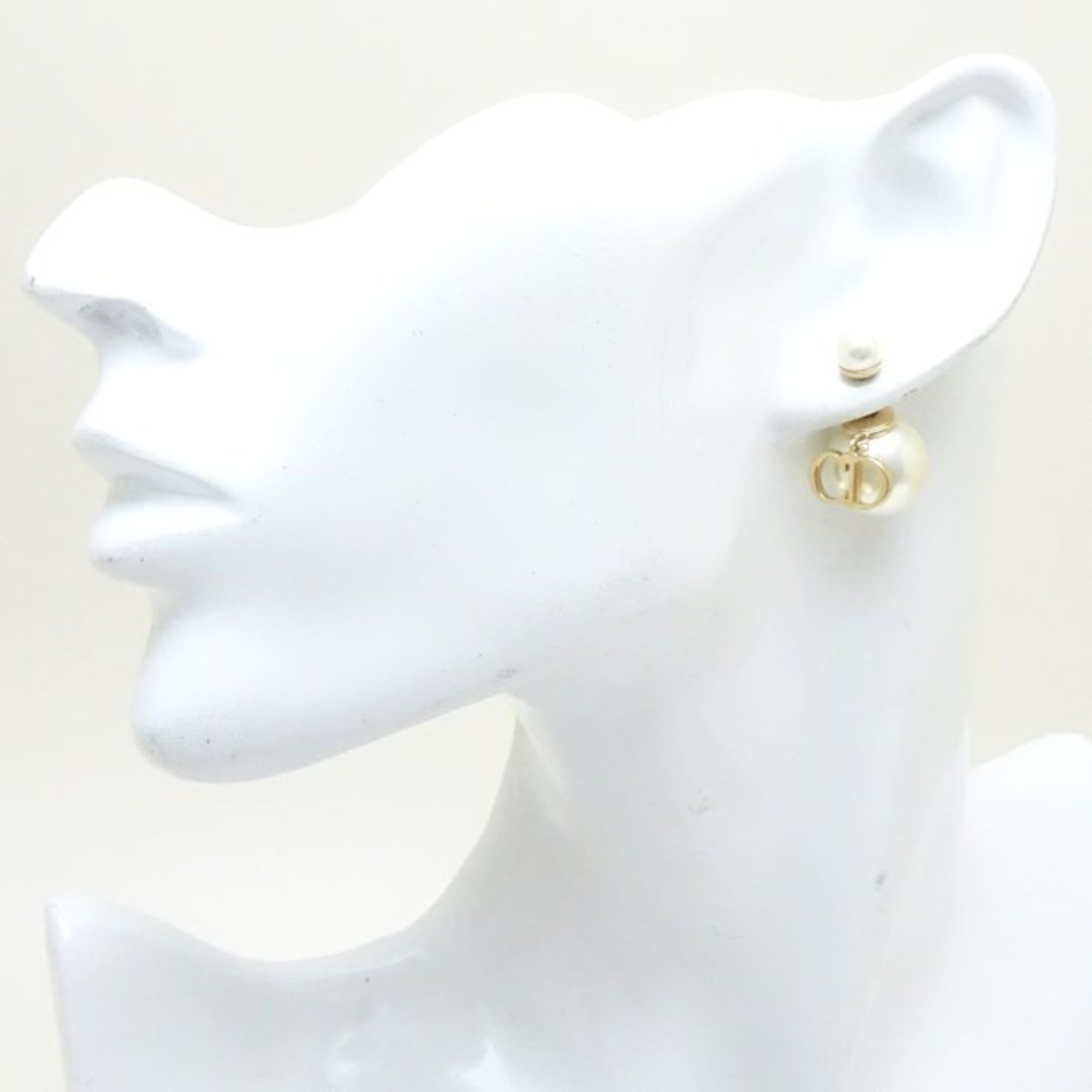 Dior Christian Dior Tribal Earrings with CD Logo and Star GP Gold Plated 293055 Size ONE SIZE - 3 Thumbnail