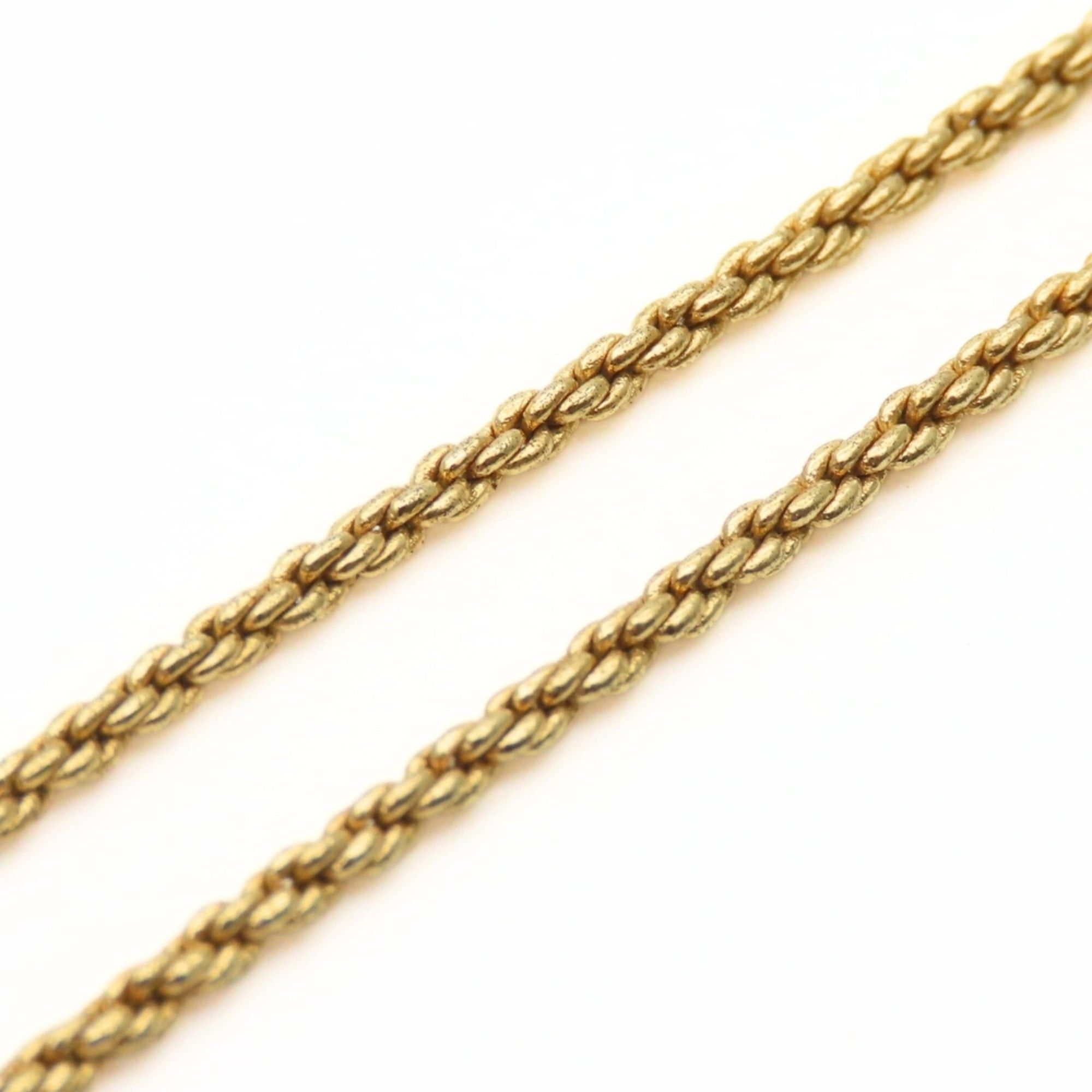 Dior Christian Dior CD logo necklace in gold GP plated metal for women. Size ONE SIZE - 6 Thumbnail