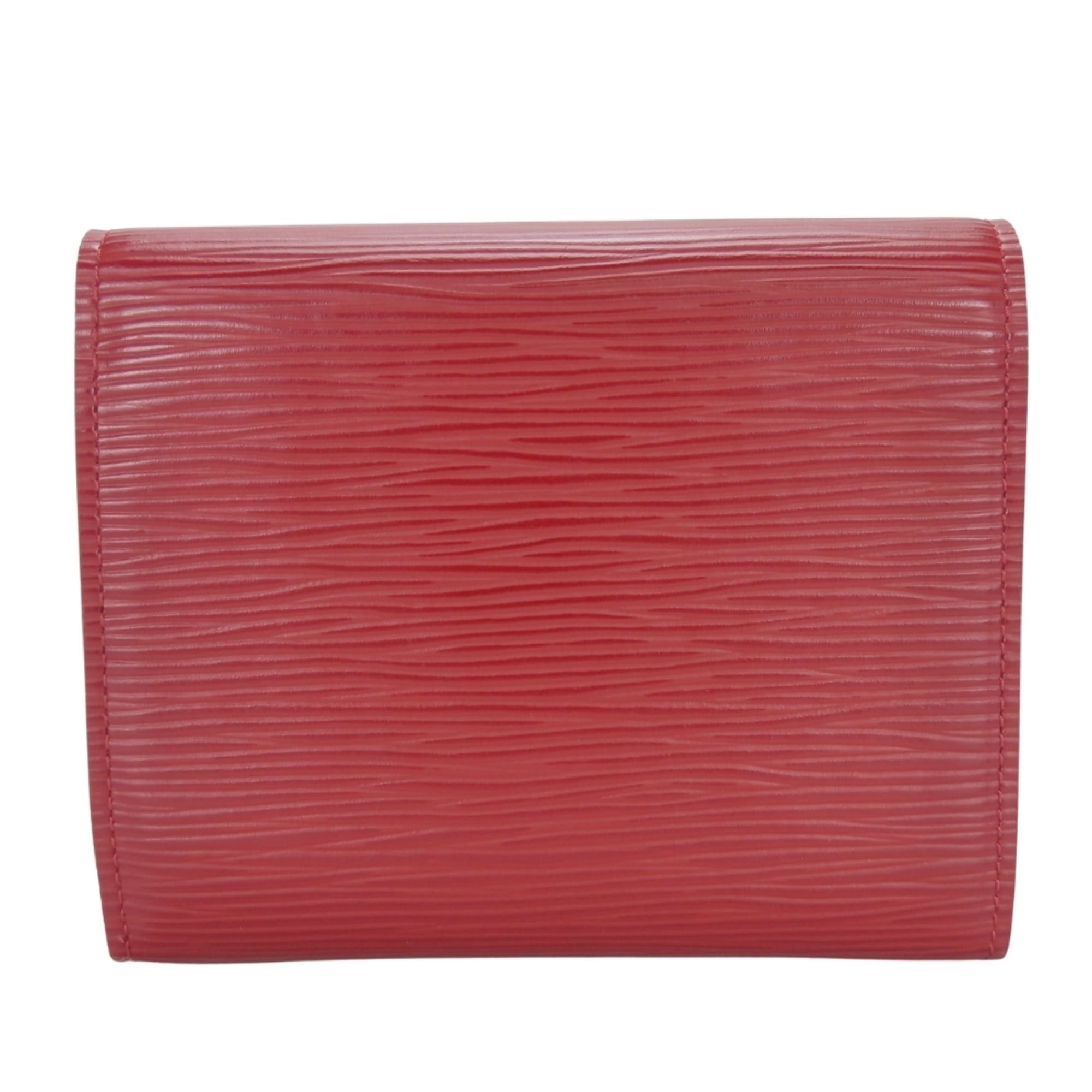 Louis Vuitton Louis Vuitton Portefeuille Joy Tri-fold Wallet M6658M Epi Leather Ruby with Silver Hardware Women's LOUIS VUITTON Size ONE SIZE - 3 Thumbnail
