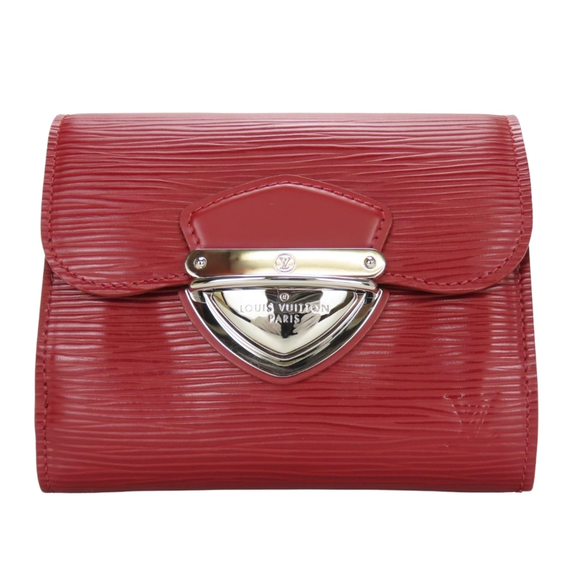 Louis Vuitton Louis Vuitton Portefeuille Joy Tri-fold Wallet M6658M Epi Leather Ruby with Silver Hardware Women's LOUIS VUITTON Size ONE SIZE - 2 Thumbnail