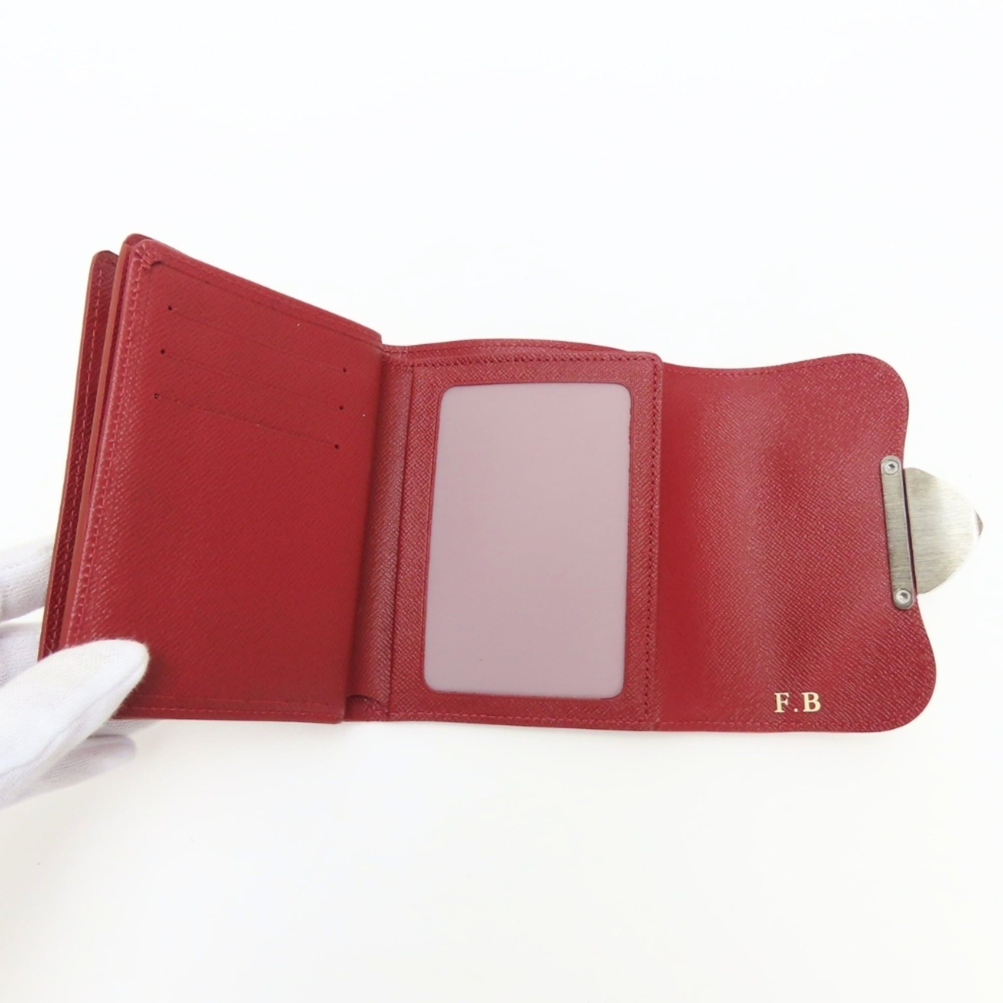 Louis Vuitton Louis Vuitton Portefeuille Joy Tri-fold Wallet M6658M Epi Leather Ruby with Silver Hardware Women's LOUIS VUITTON Size ONE SIZE - 17 Thumbnail