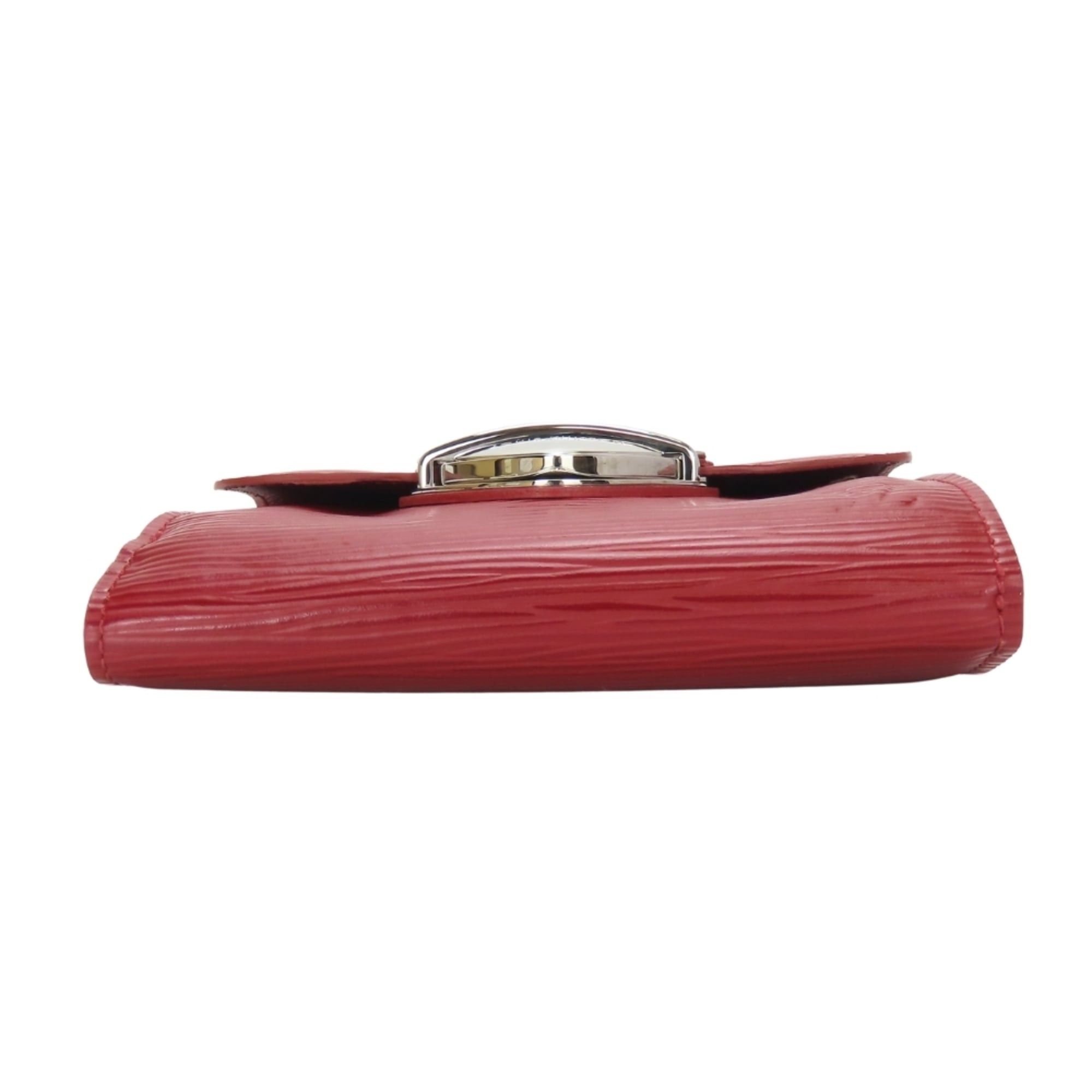 Louis Vuitton Louis Vuitton Portefeuille Joy Tri-fold Wallet M6658M Epi Leather Ruby with Silver Hardware Women's LOUIS VUITTON Size ONE SIZE - 6 Thumbnail