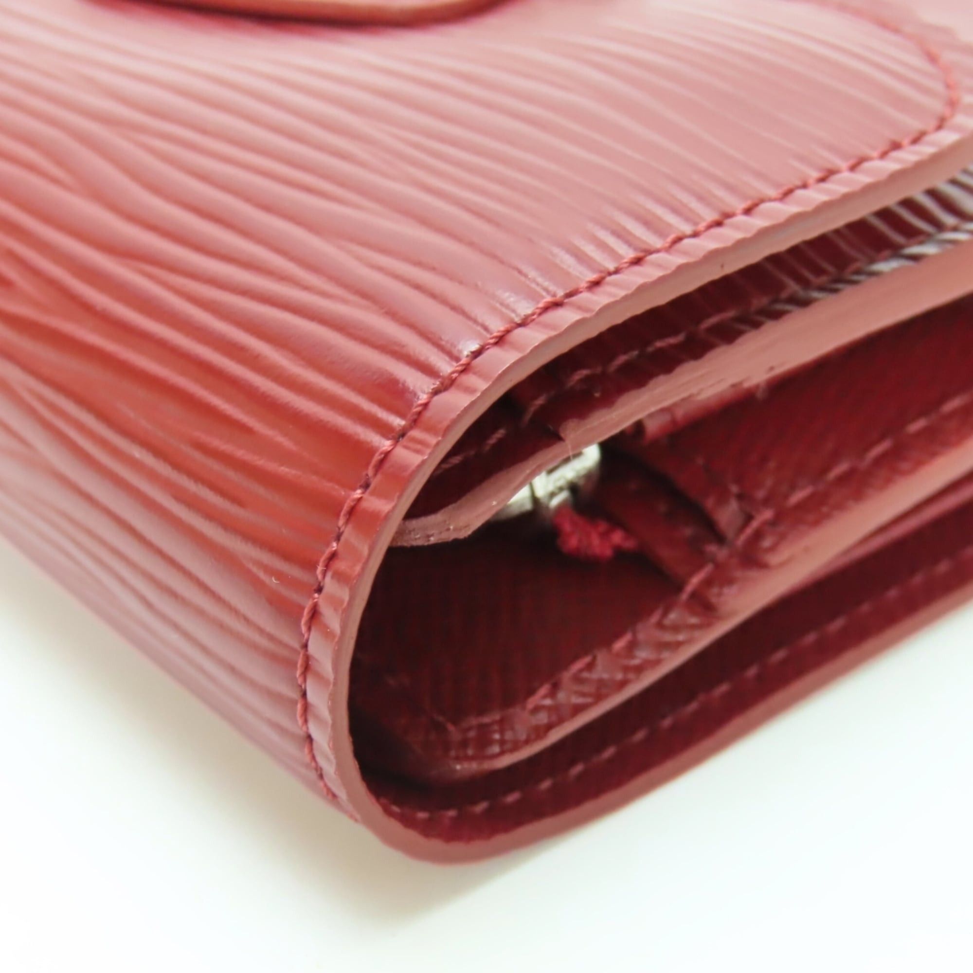 Louis Vuitton Louis Vuitton Portefeuille Joy Tri-fold Wallet M6658M Epi Leather Ruby with Silver Hardware Women's LOUIS VUITTON Size ONE SIZE - 9 Thumbnail