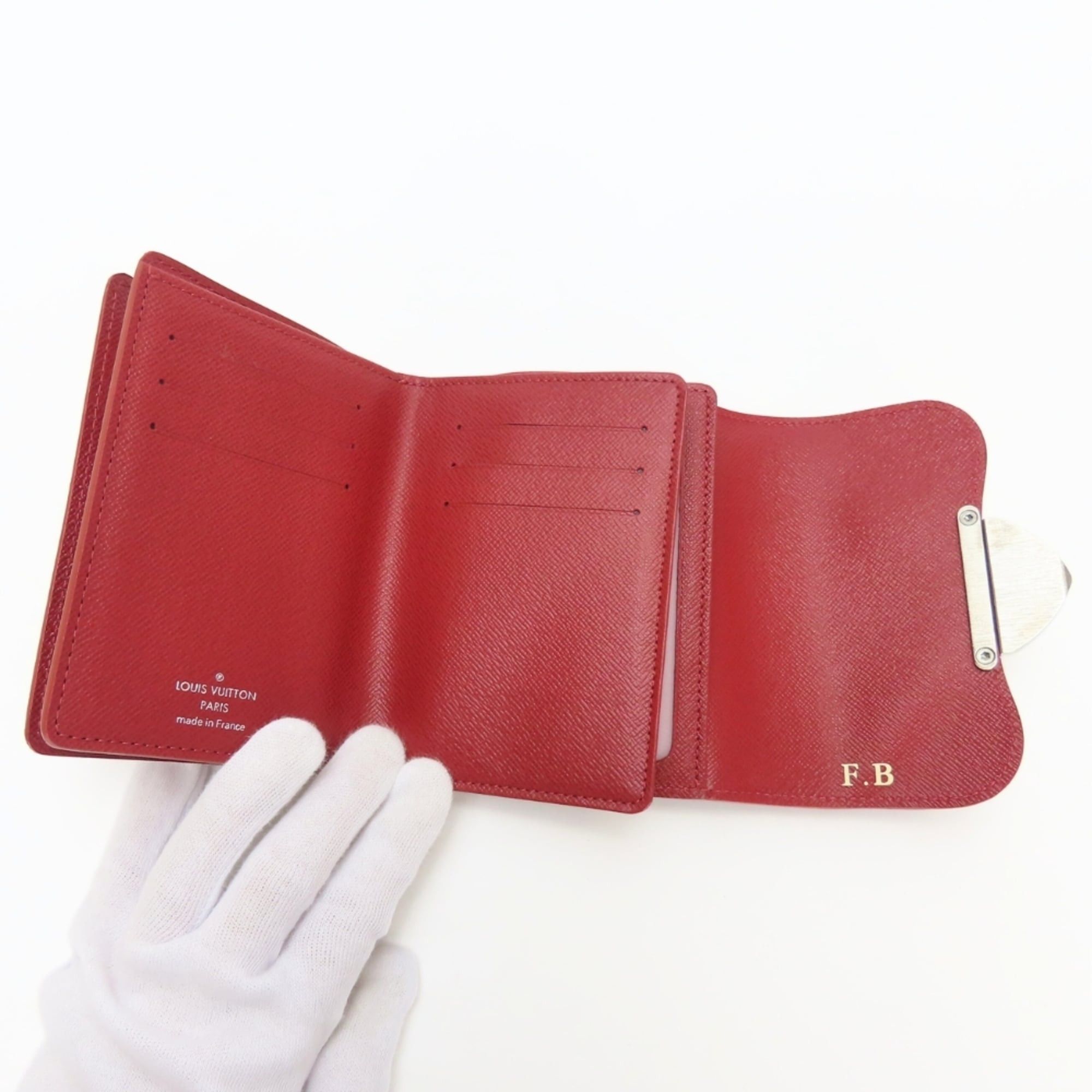 Louis Vuitton Louis Vuitton Portefeuille Joy Tri-fold Wallet M6658M Epi Leather Ruby with Silver Hardware Women's LOUIS VUITTON Size ONE SIZE - 22 Thumbnail