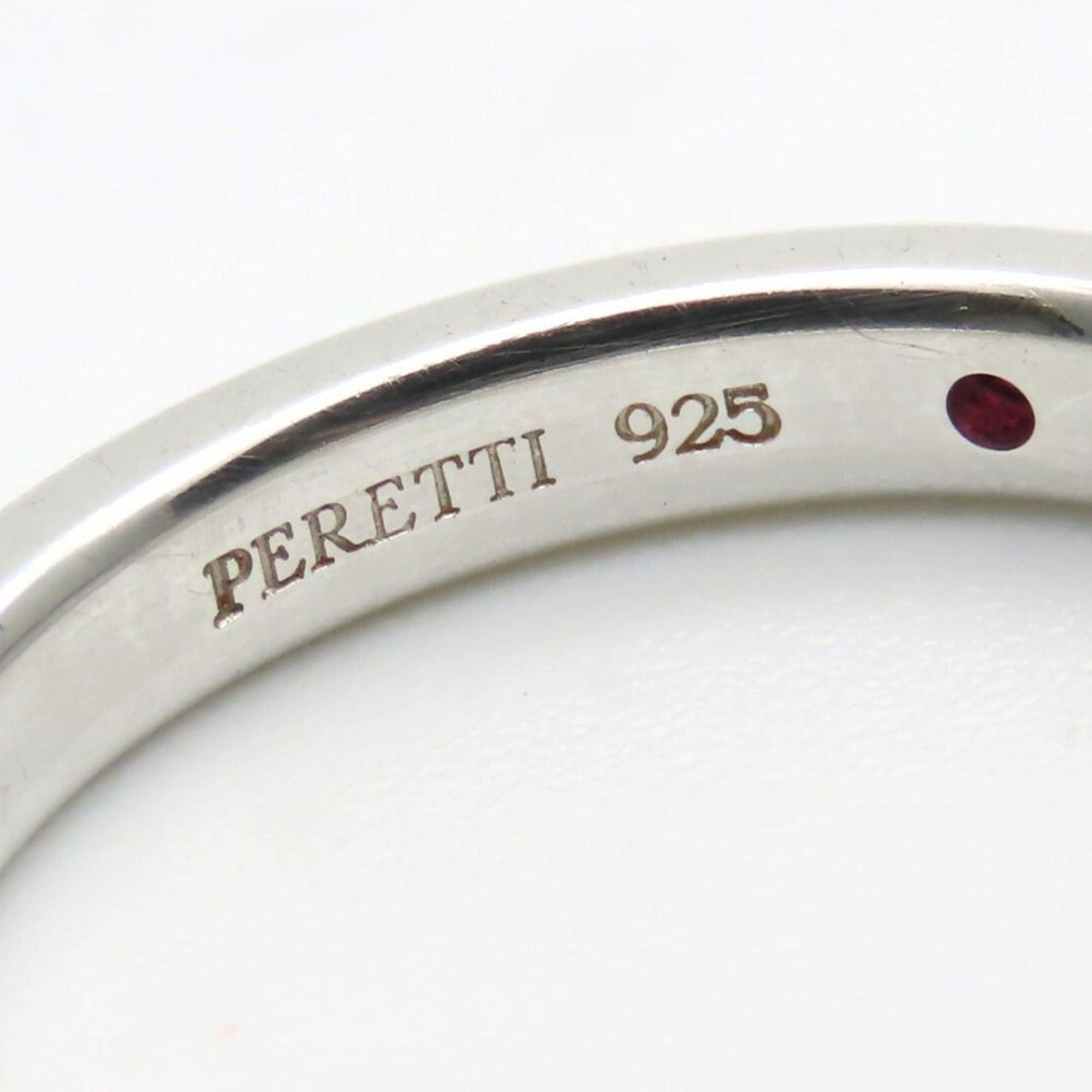 Tiffany & Co. Tiffany & Co. Stacking Band Elsa Peretti Ring, 925 Sterling Silver with Ruby, 1 Piece, Women's Size ONE SIZE - 6 Thumbnail