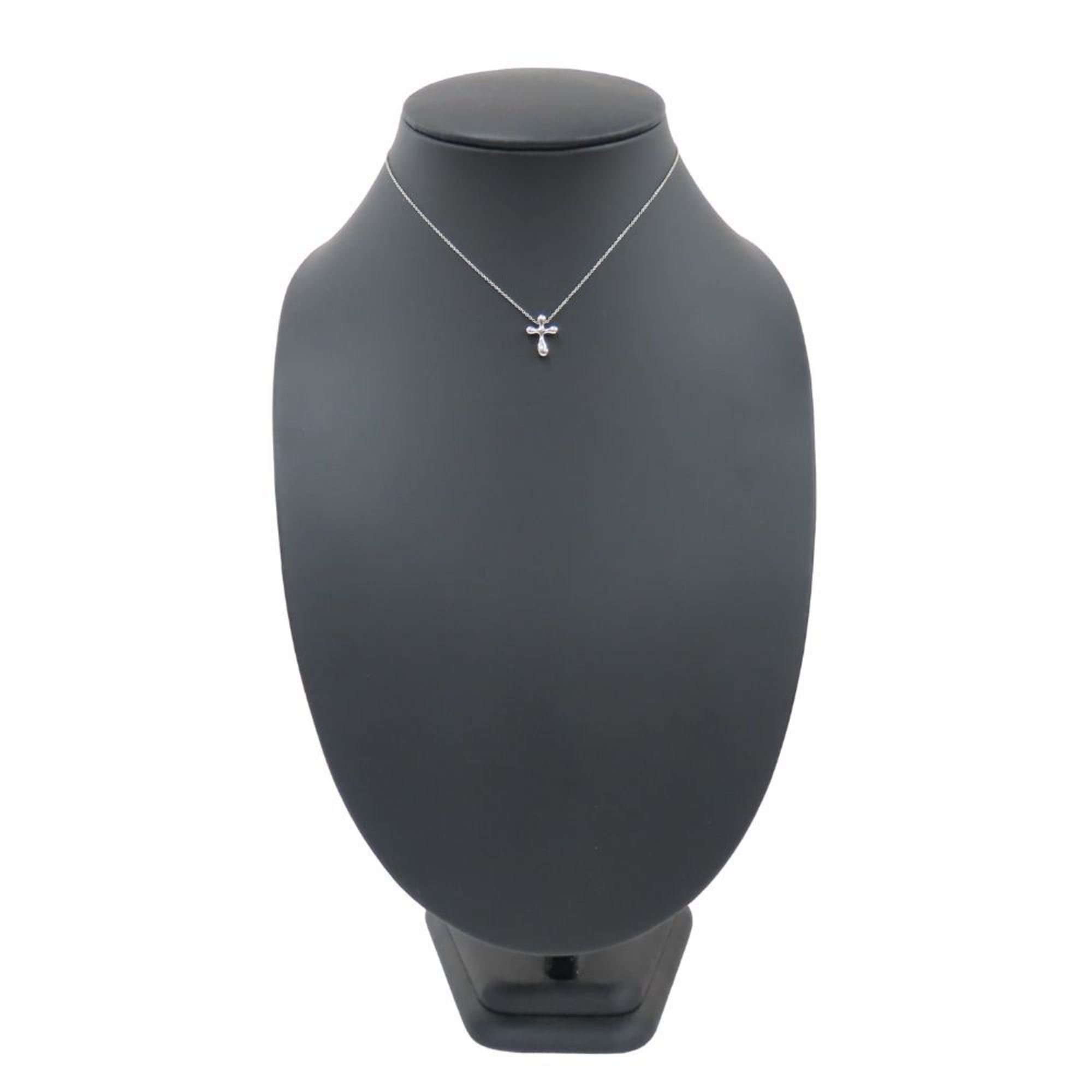 Tiffany & Co. Tiffany & Co. Small Cross Necklace, SV925, Elsa Peretti, Women's, TIFFANY Size ONE SIZE - 11 Thumbnail