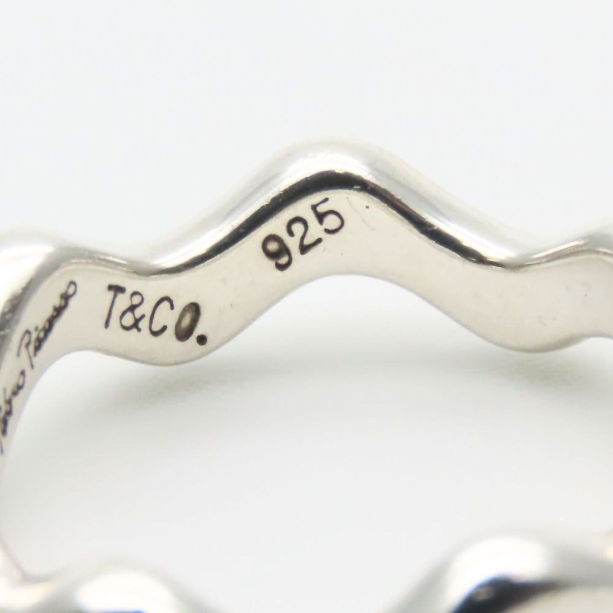 Tiffany & Co. Zigzag Wave Ring, 925 Sterling Silver, Paloma Picasso, Women's