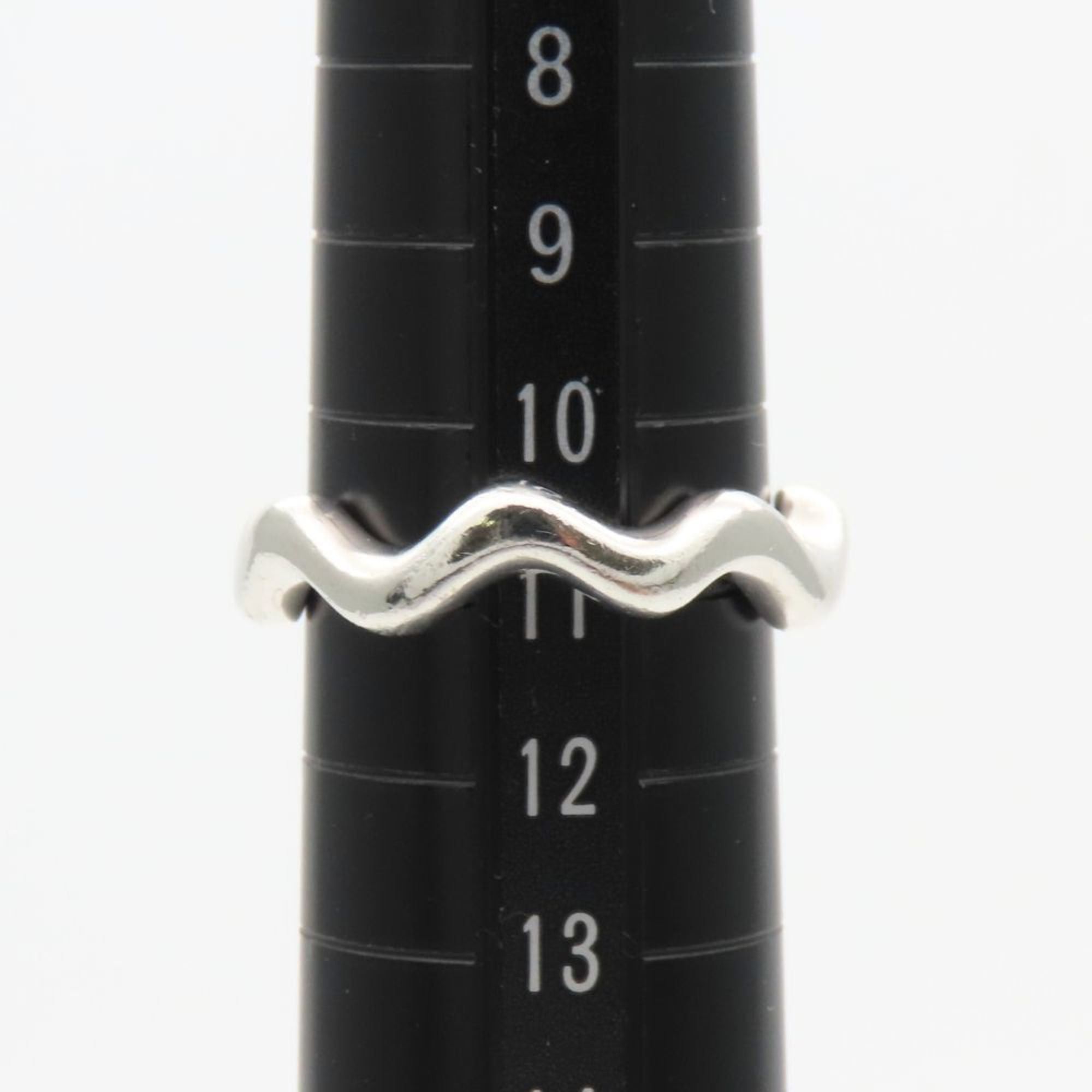 Tiffany & Co. Zigzag Wave Ring, 925 Sterling Silver, Paloma Picasso, Women's