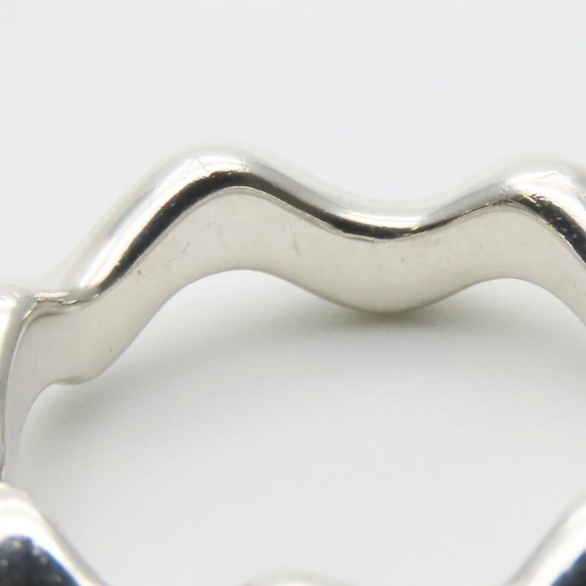 Tiffany & Co. Zigzag Wave Ring, 925 Sterling Silver, Paloma Picasso, Women's