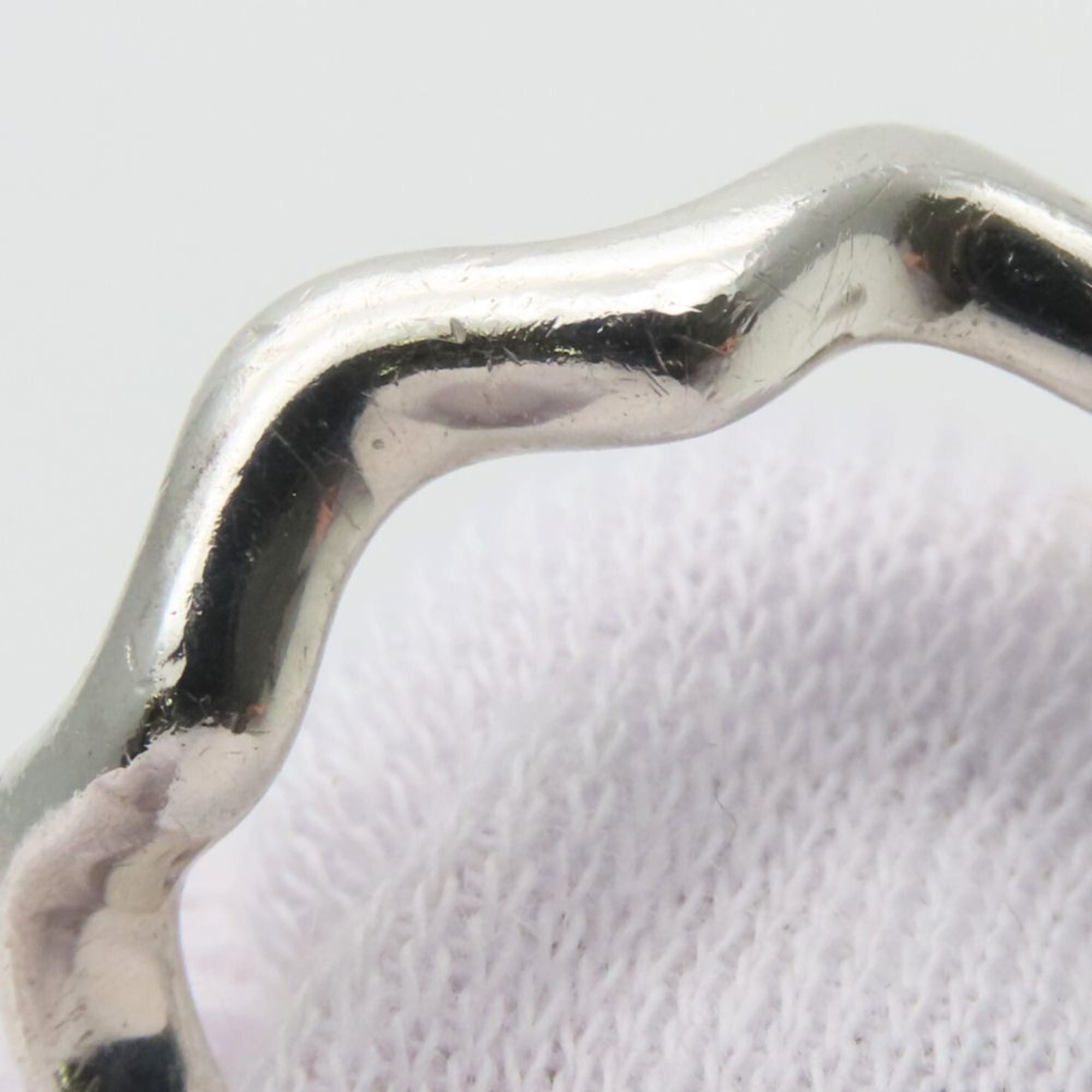 Tiffany & Co. Zigzag Wave Ring, 925 Sterling Silver, Paloma Picasso, Women's