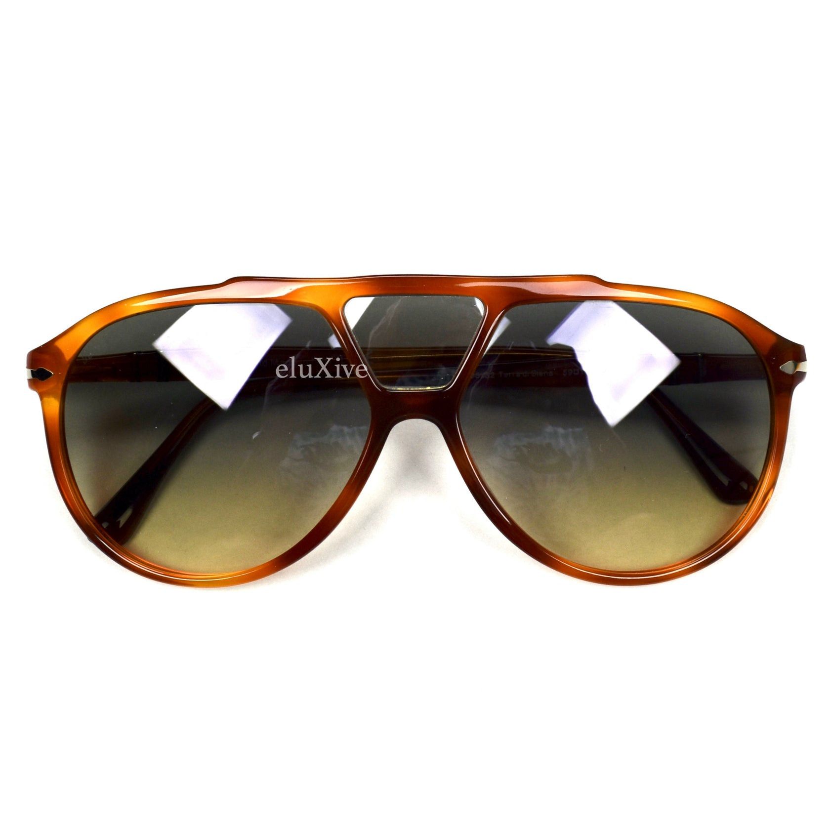 Persol Persol 3217-S Terra di Siena Vintage Pilot Sunglasses Size ONE SIZE - 6 Thumbnail