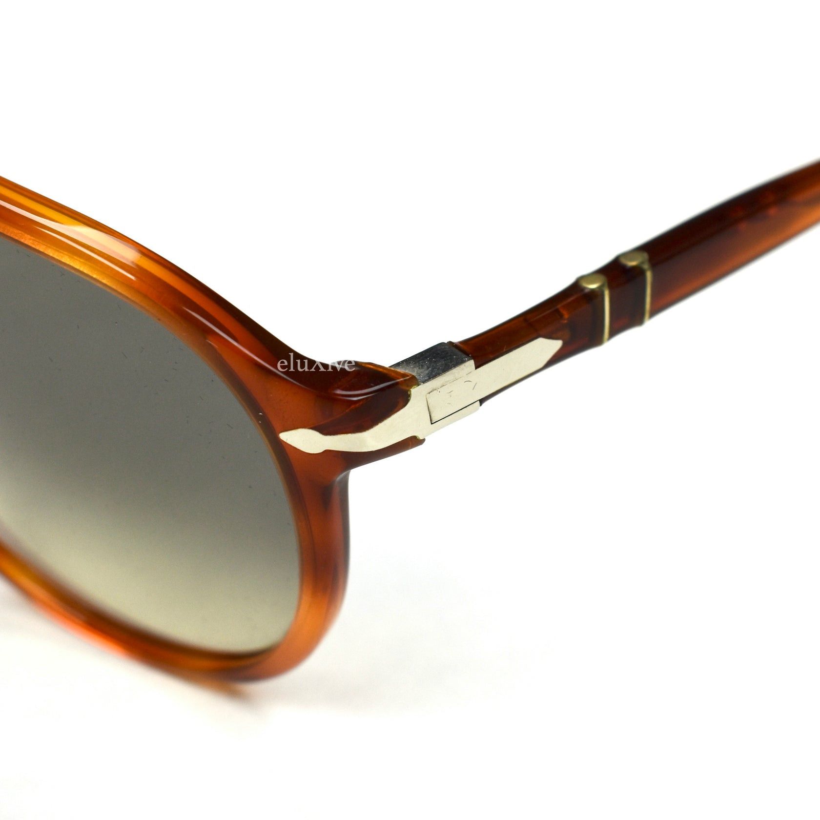 Persol Persol 3217-S Terra di Siena Vintage Pilot Sunglasses Size ONE SIZE - 8 Thumbnail