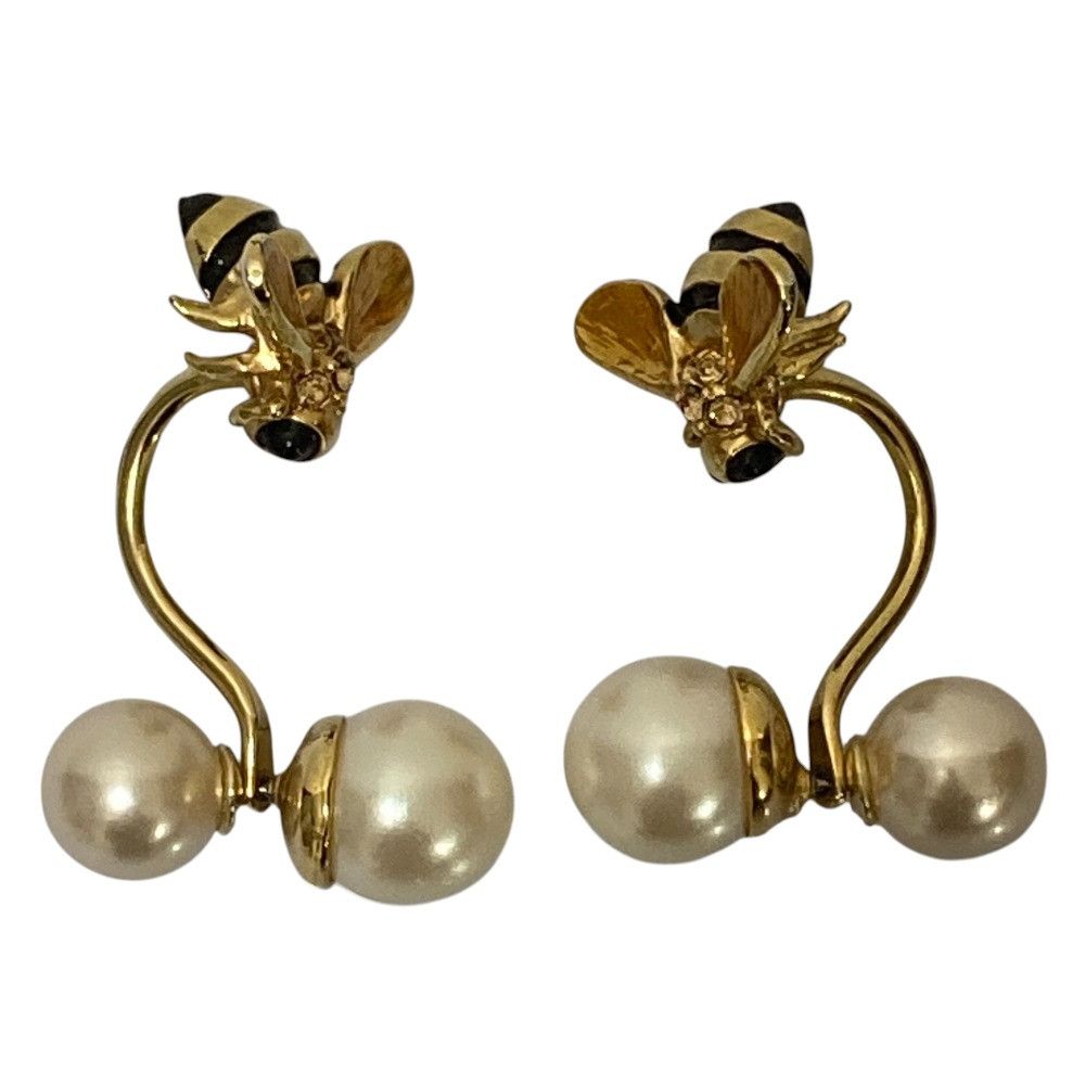 Other Other GRANDMATIC Bee Pearl Earrings Metal Earrings DUTY FREE for USA Size ONE SIZE - 2 Thumbnail