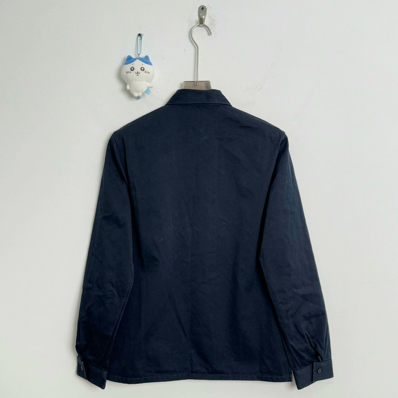 Prada Prada Navy Blue Work Shirt Size M Size US M / EU 48-50 / 2 - 2 Thumbnail