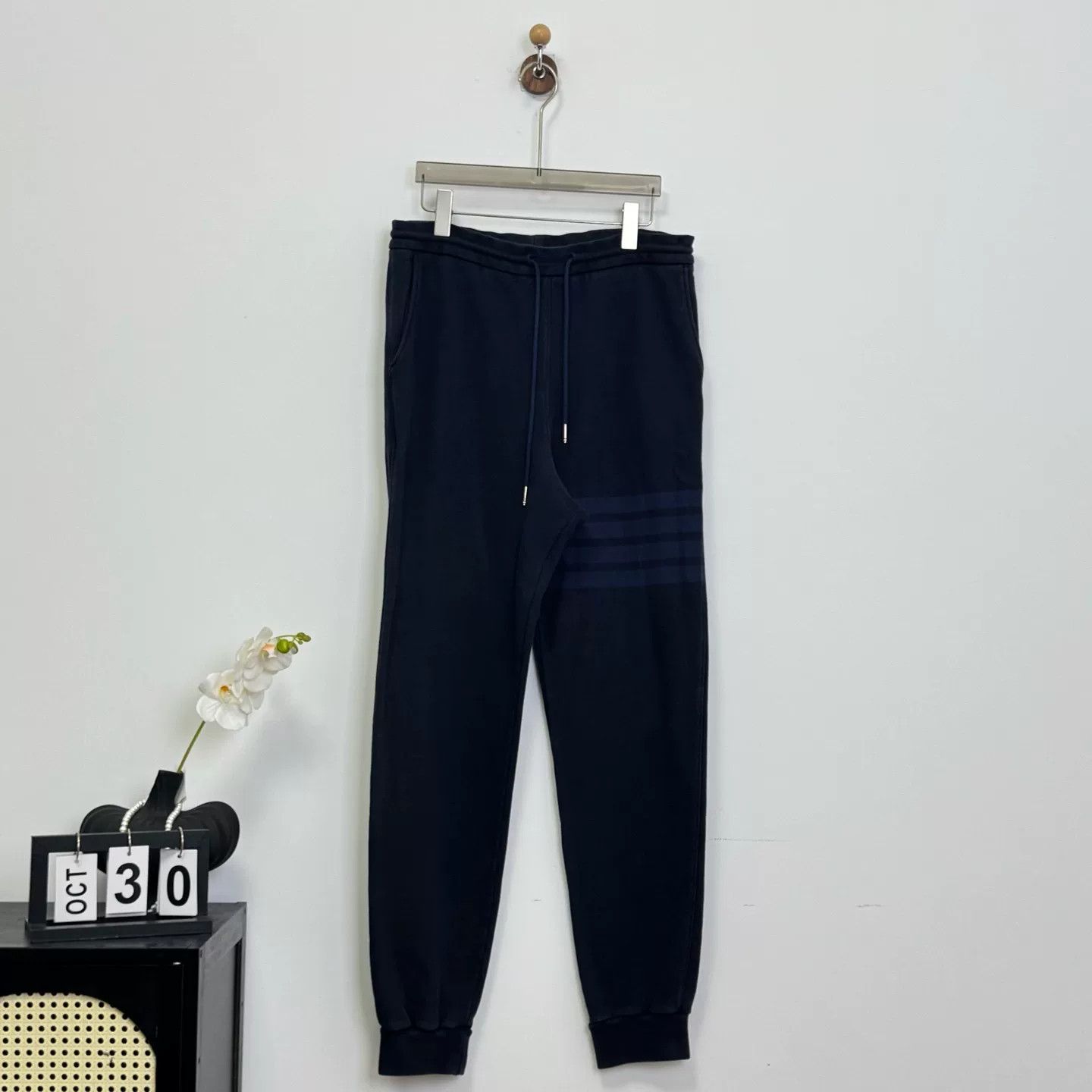 Thom Browne Thom Browne Navy Stripe Pants Size 4 Size US 26 / EU 42 - 2 Thumbnail