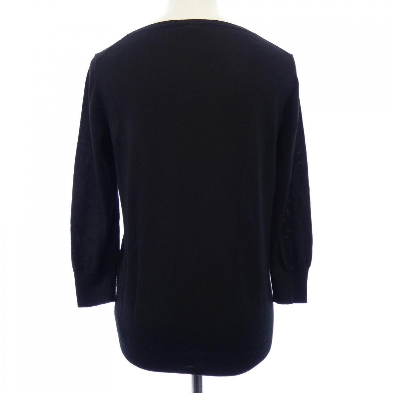 Hermes Hermes Hermes 57-7710 Silk Cashmere Knit 34 Textile Tops DUTY FREE for USA Size ONE SIZE - 2 Thumbnail