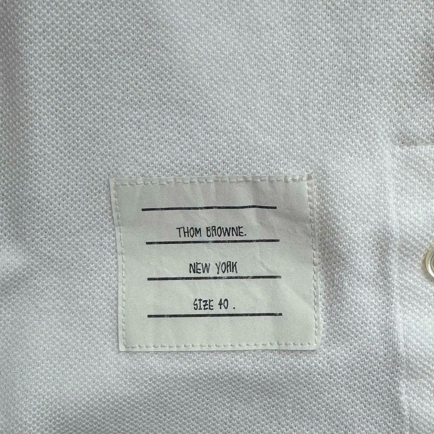 Thom Browne Thom Browne White Logo Pocket Dress Size S / US 4 / IT 40 - 3 Thumbnail