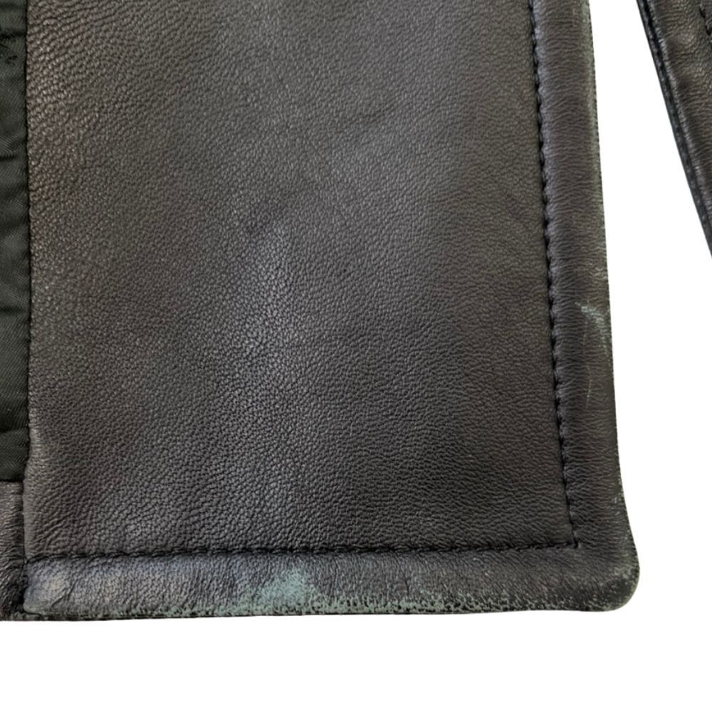 Dolce & Gabbana Dolce & Gabbana Dolce&Gabbana Lamb Leather Chester Coat Leather Outerwear DUTY FREE for USA Size ONE SIZE - 8 Thumbnail