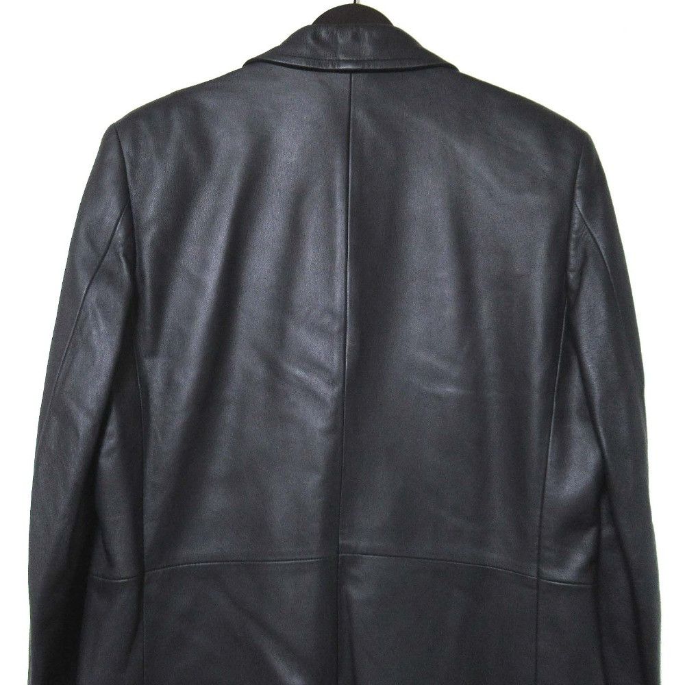 Dolce & Gabbana Dolce & Gabbana Dolce&Gabbana Lamb Leather Chester Coat Leather Outerwear DUTY FREE for USA Size ONE SIZE - 5 Thumbnail