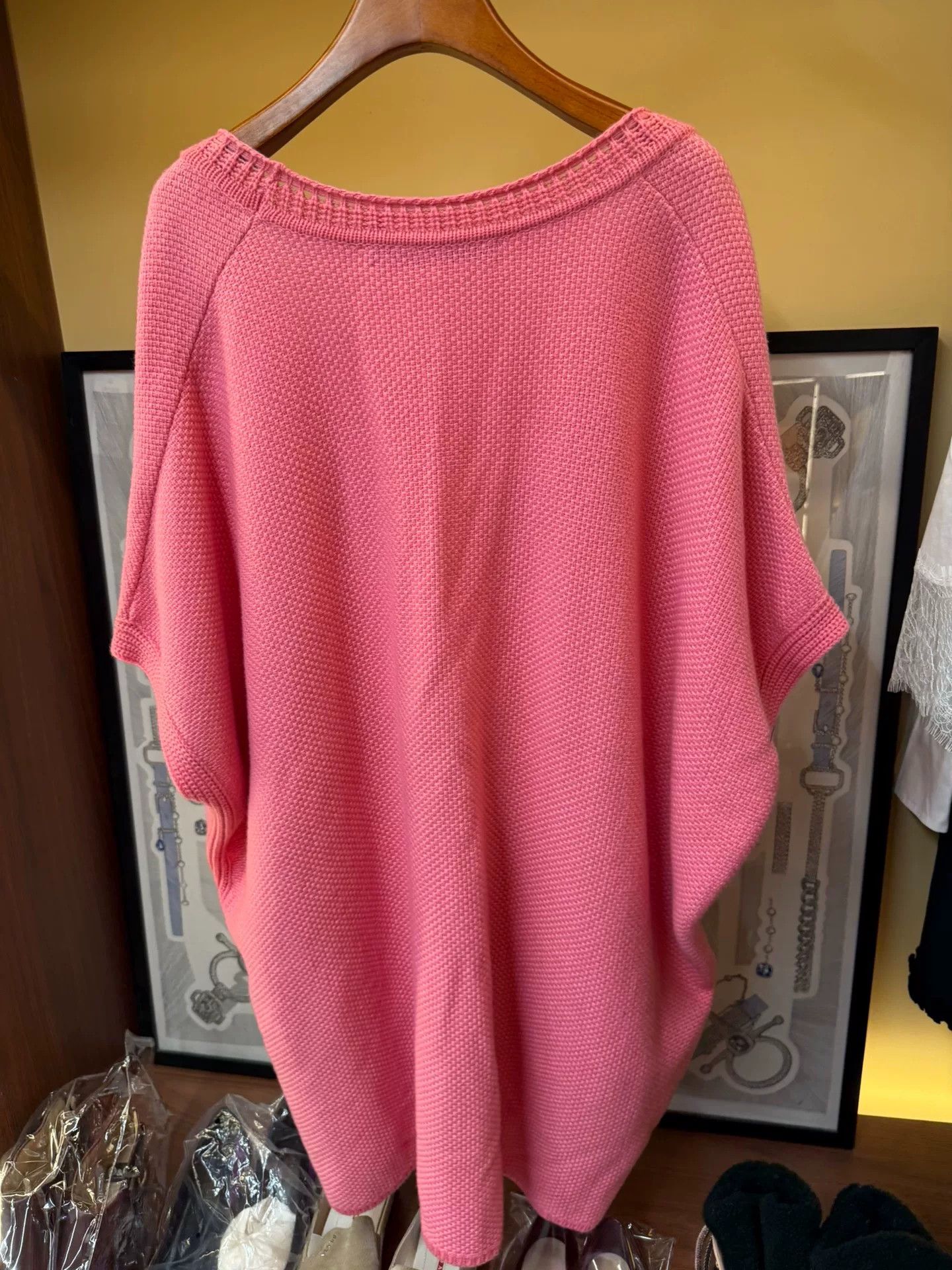 Max Mara Pink Cashmere Knit Sweater Pullover Size S / US 4 / IT 40 - 4 Thumbnail