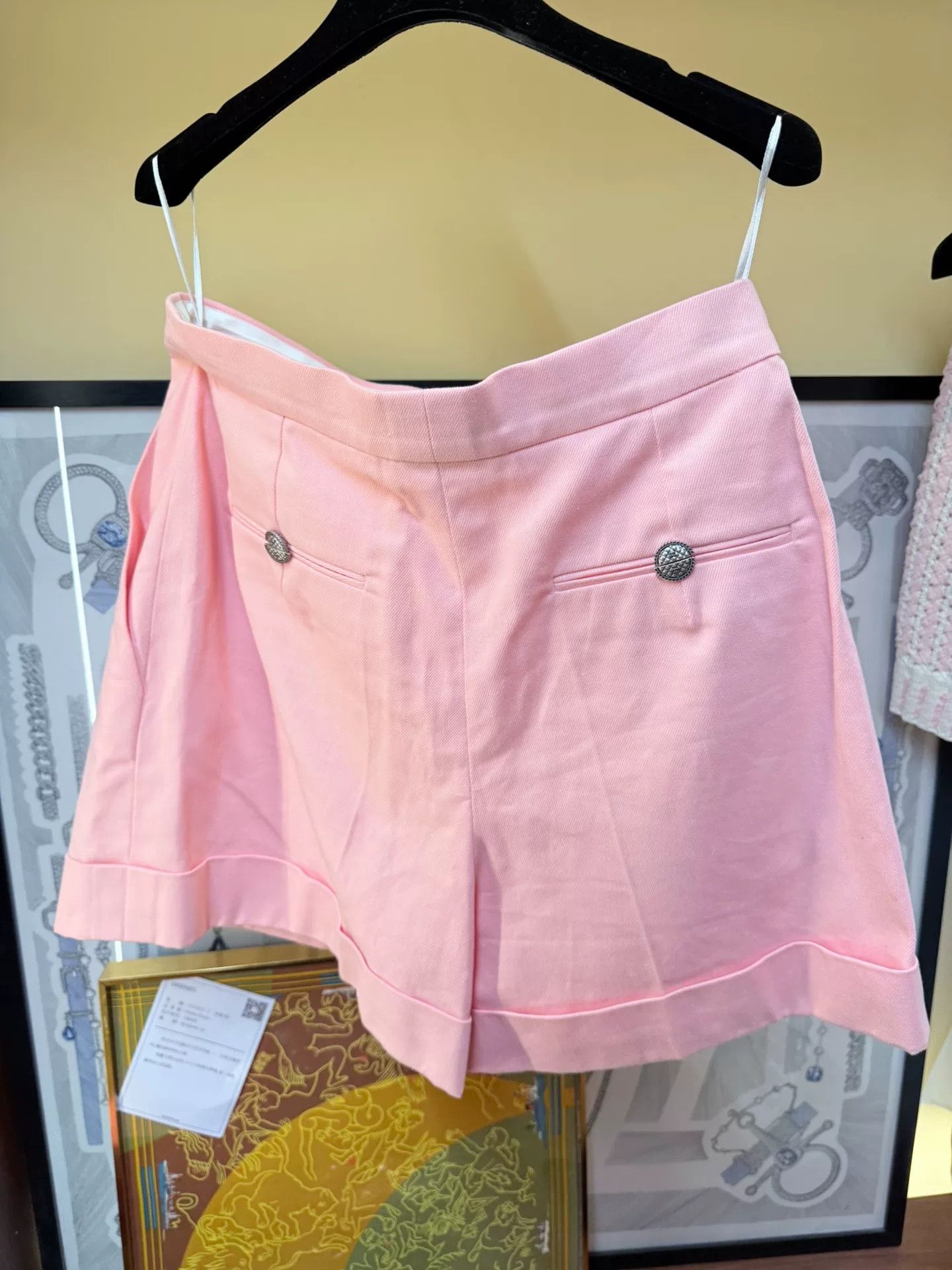 Chanel CHANEL Pink Shorts Size 42 Size 42" / US 20 - 5 Thumbnail