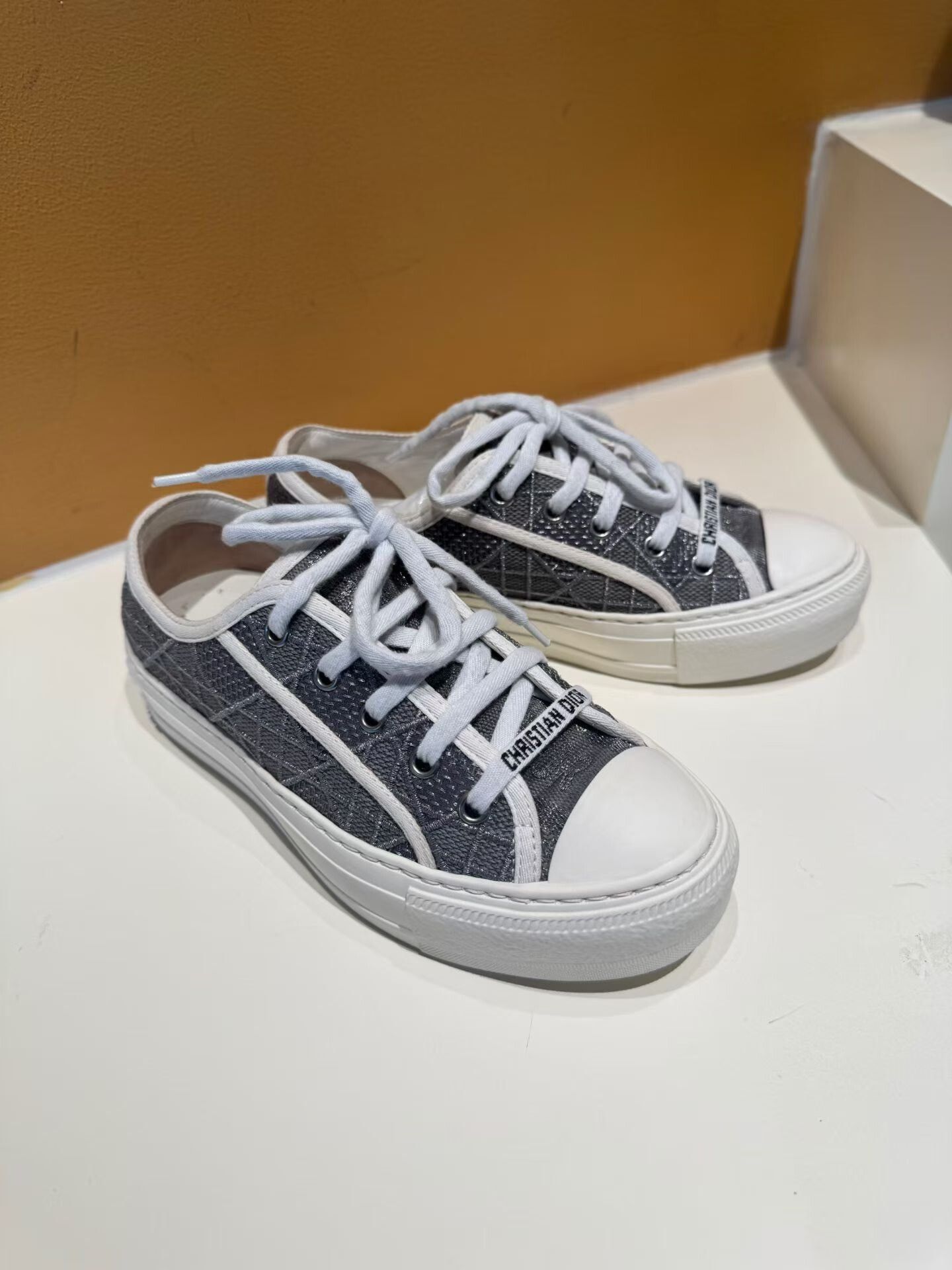 Dior Dior Women’s Sneakers Size 35.5 Size US 4.5 / IT 34.5 - 3 Thumbnail