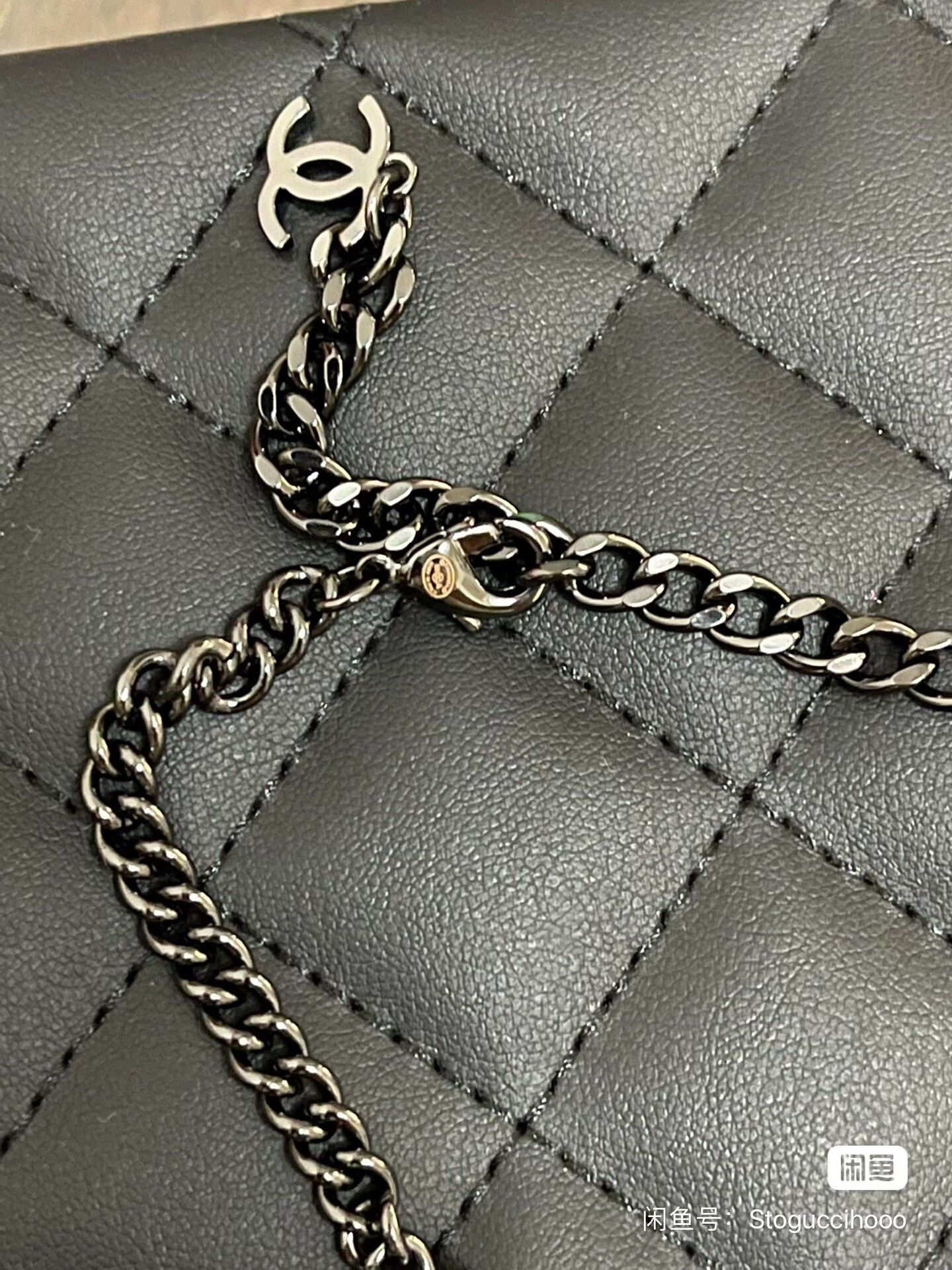 Chanel Chanel Silver Clover Bottle Star Necklace Size ONE SIZE - 6 Thumbnail