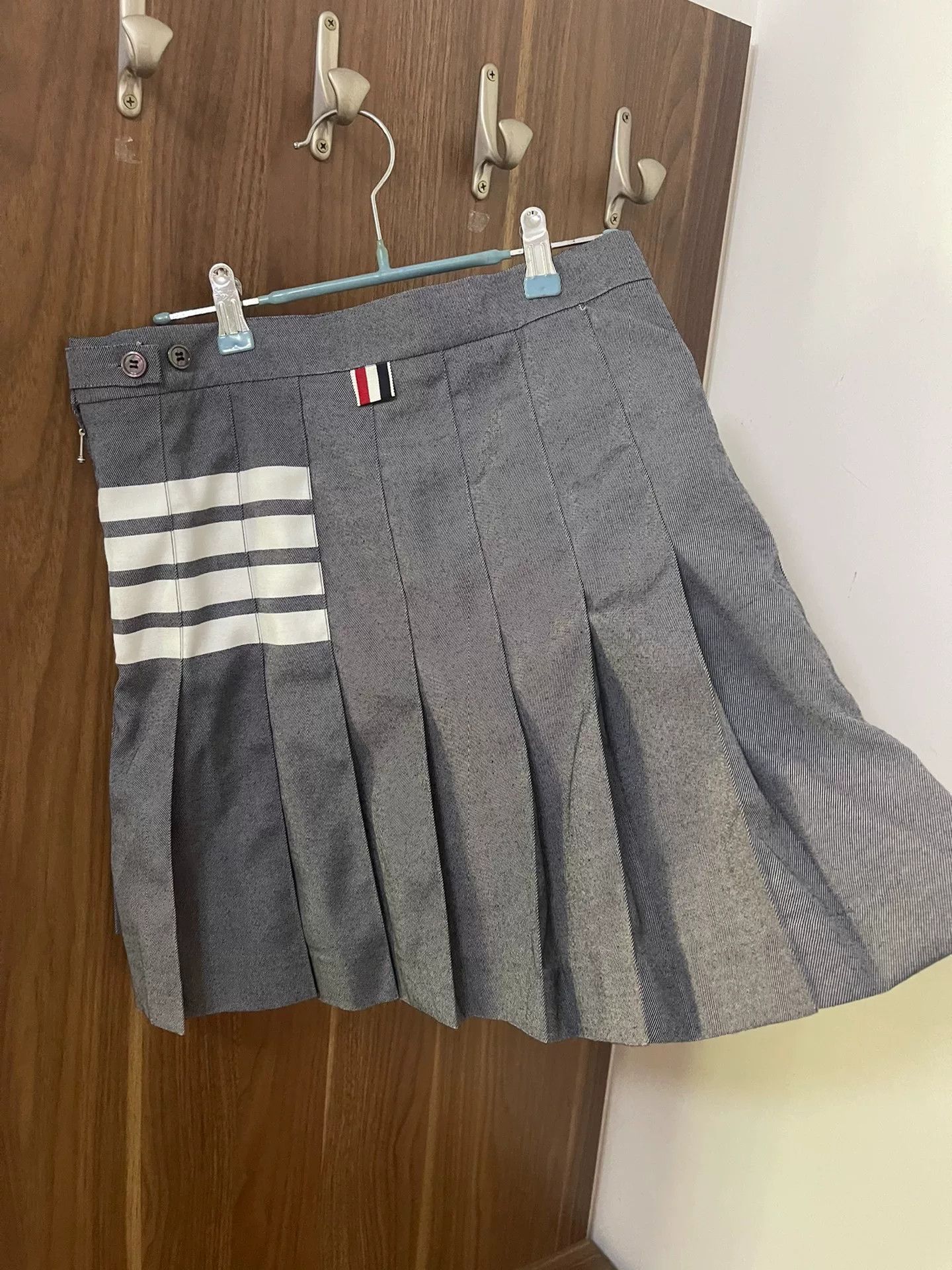 Thom Browne Thom Browne Gray Pleated Skirt Size 25" / US 0 / IT 36 - 5 Thumbnail