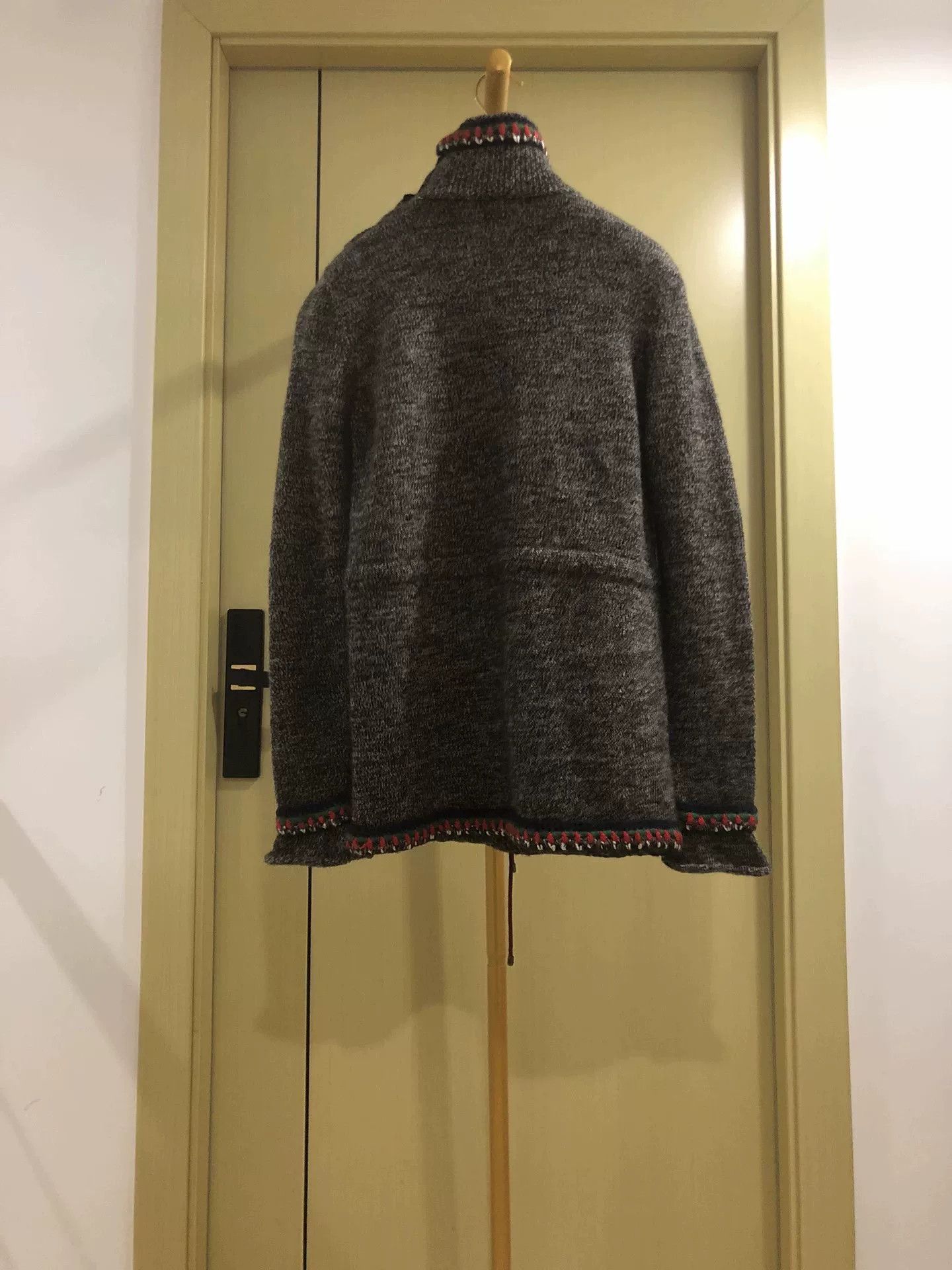 Chanel Chanel Gray Wool Turtleneck Sweater Size S / US 4 / IT 40 - 2 Thumbnail